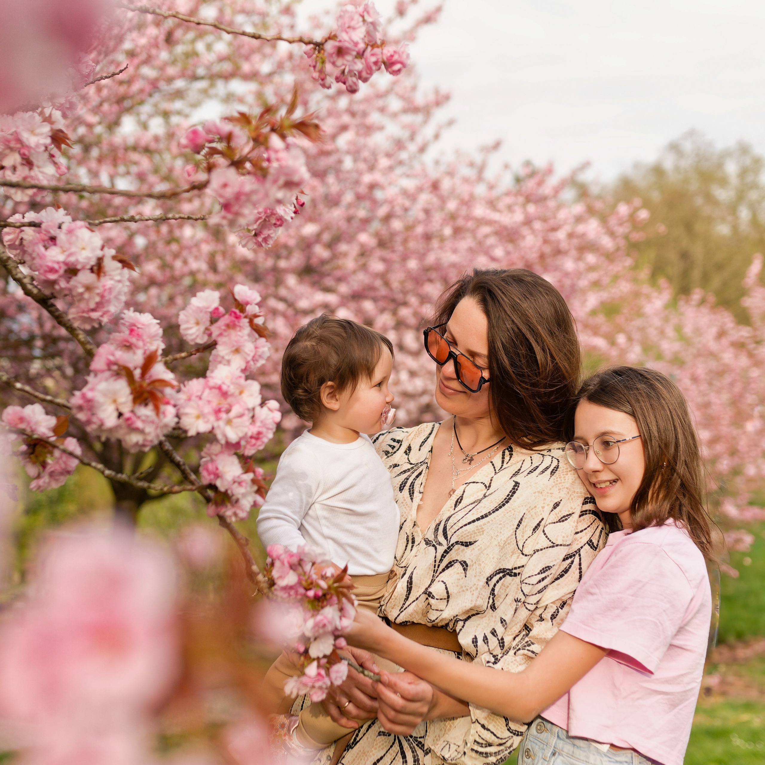 Kirschblüten-Familienshooting