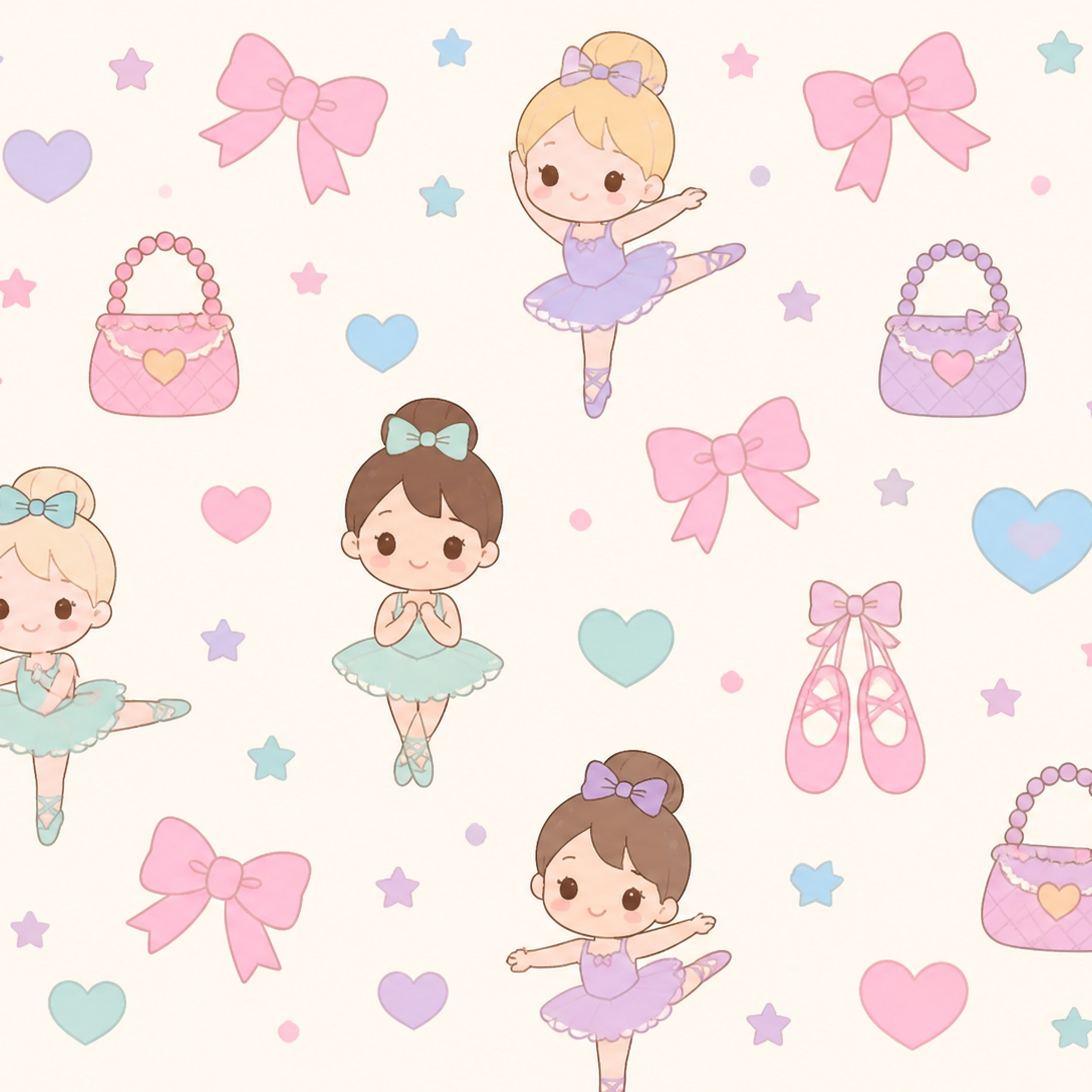 Vector cute pink bow