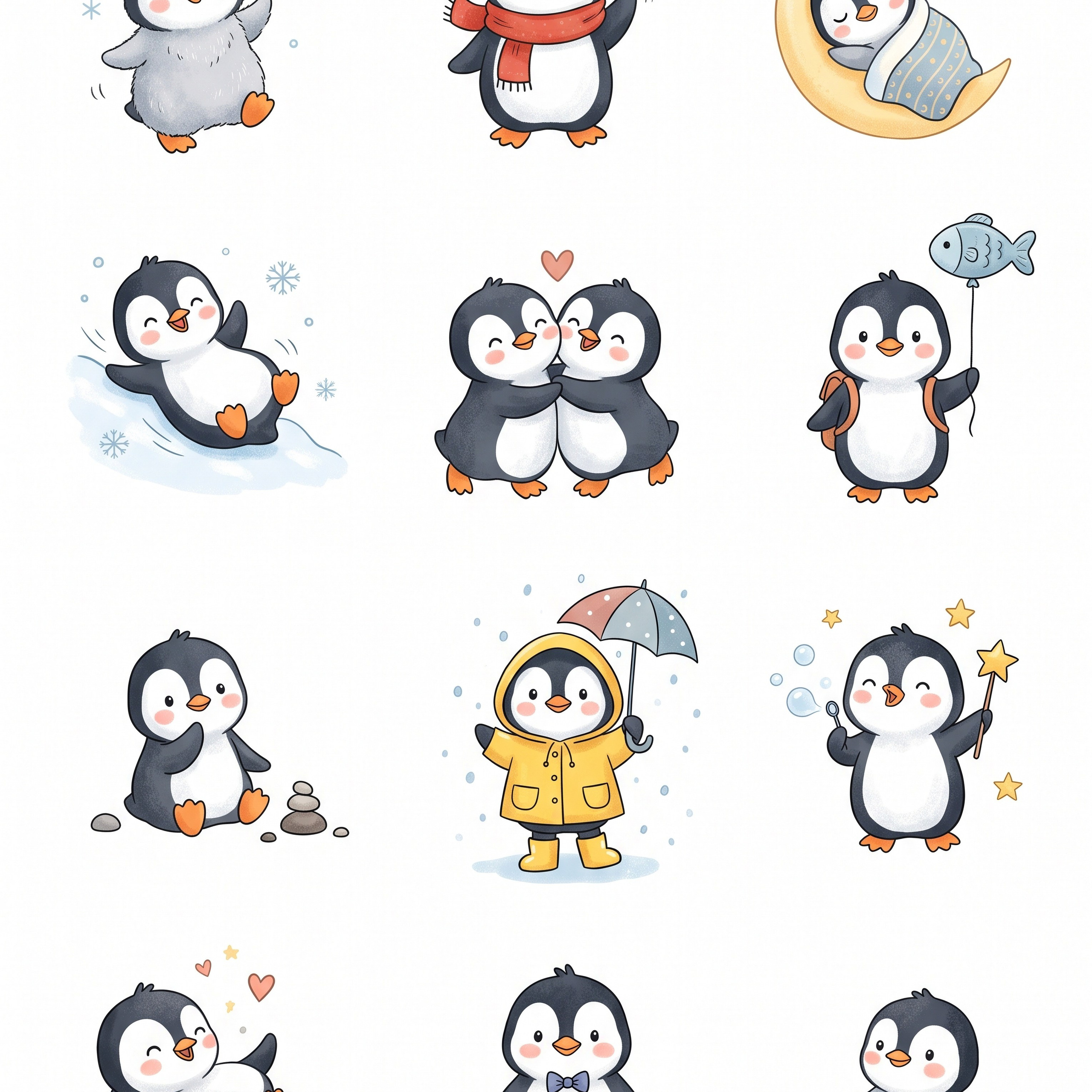 Cute cartoon vector illustration