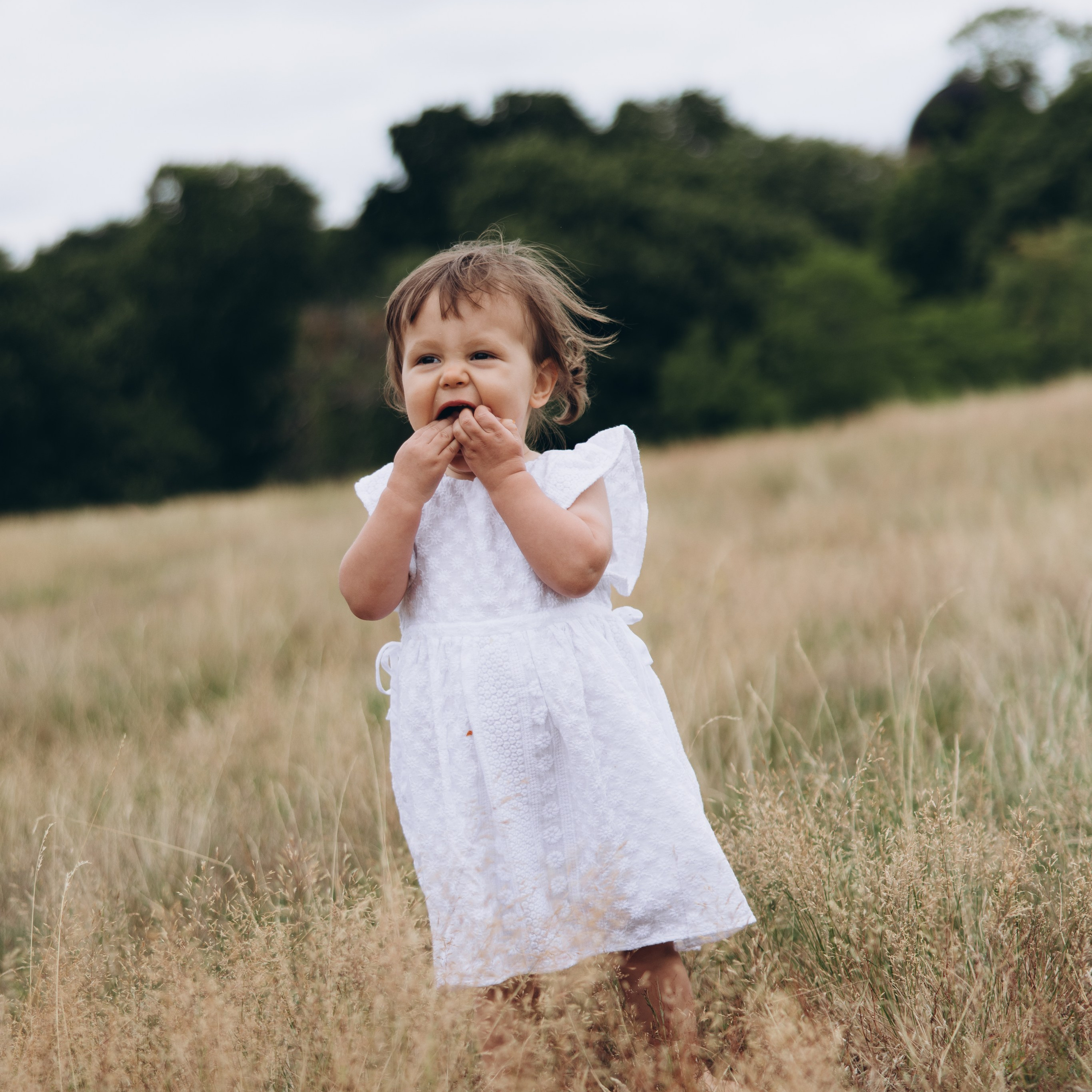 Milena with parents (Greenwich Park)