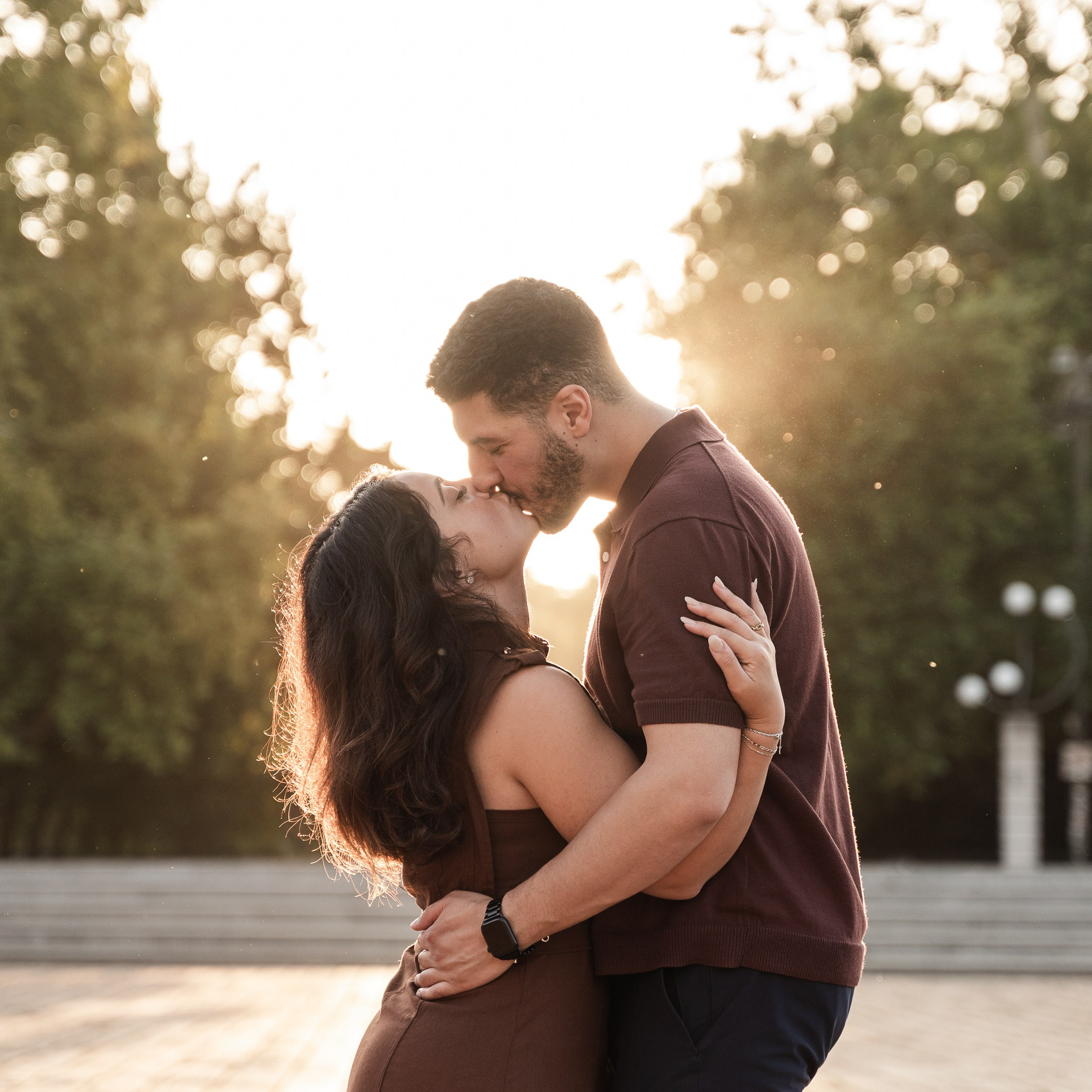 Sunrise Proposal in Milan