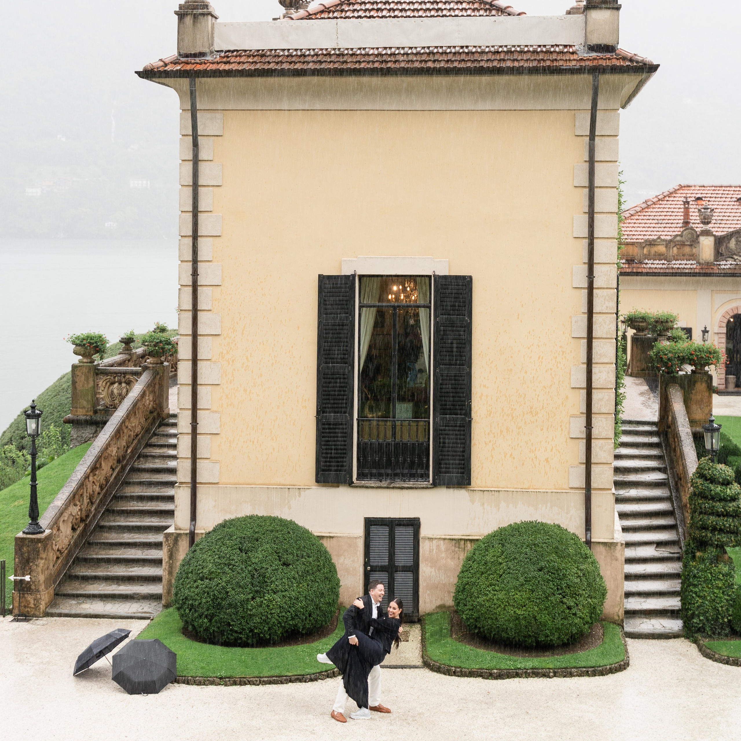 Villa Balbianello Engagement Photoshoot