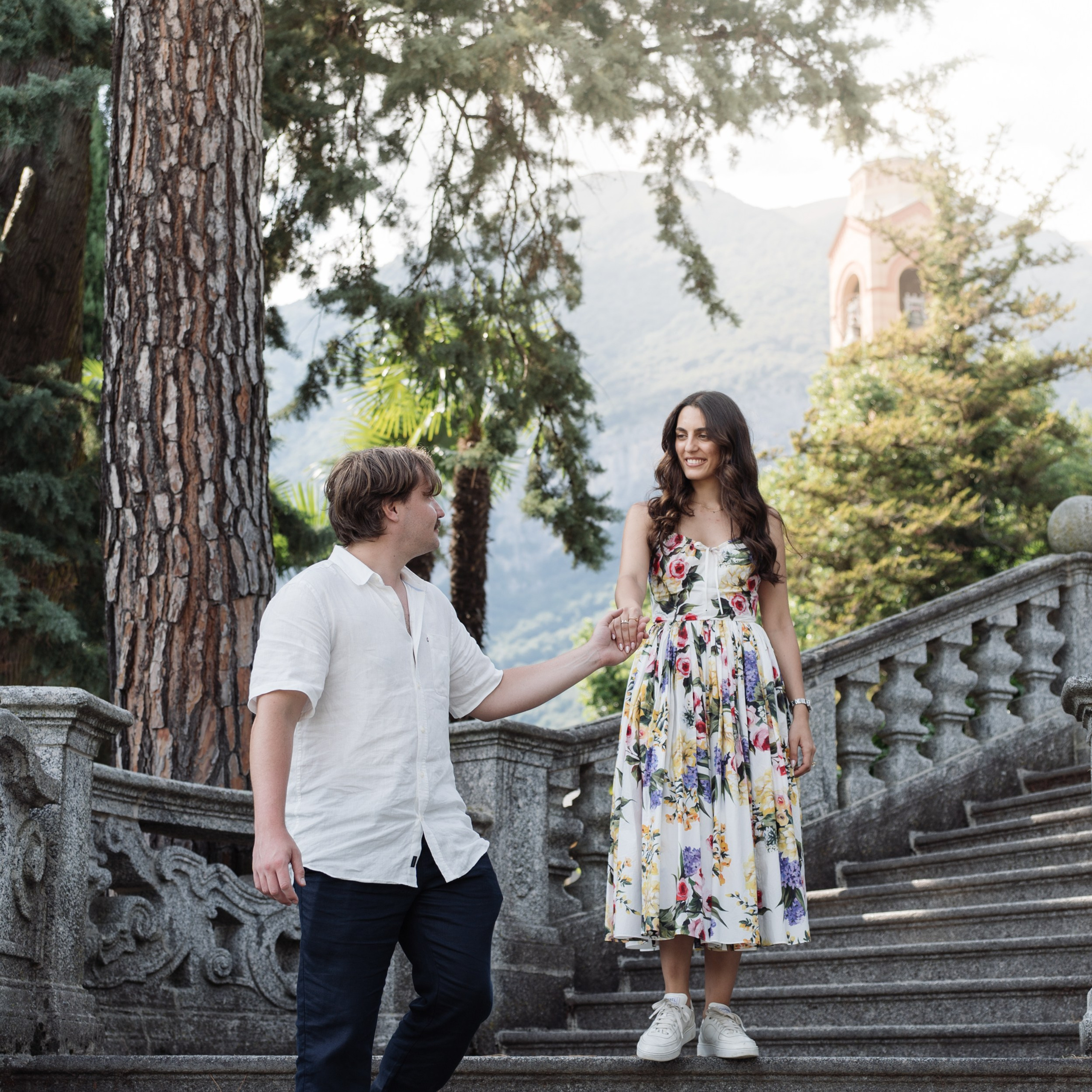 Engagement Photoshoot in&nbsp;Tremezzo