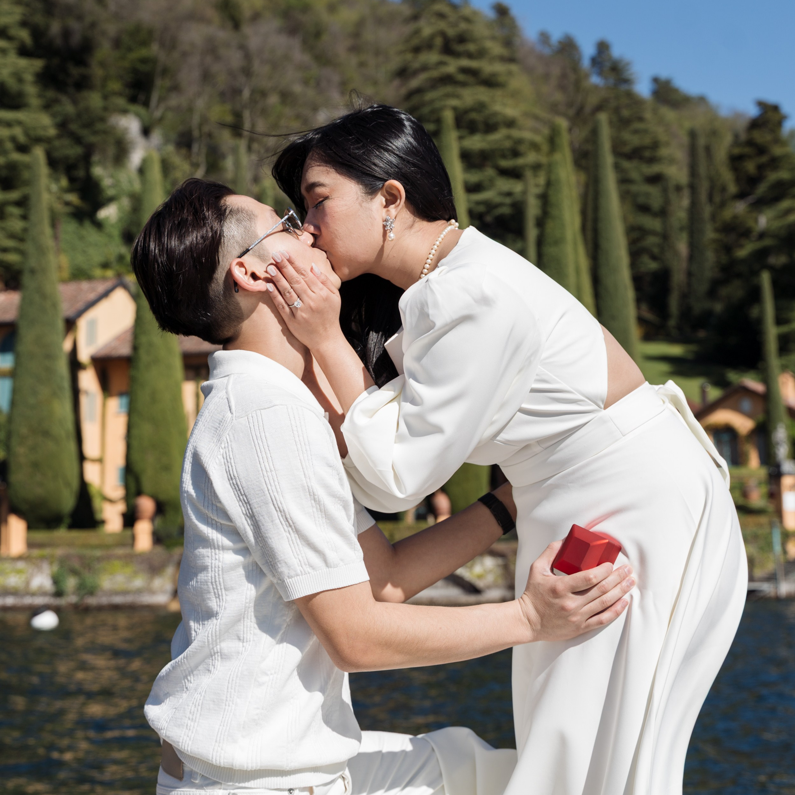 Secret Proposal on&nbsp;a&nbsp;Boat in&nbsp;Lake Como