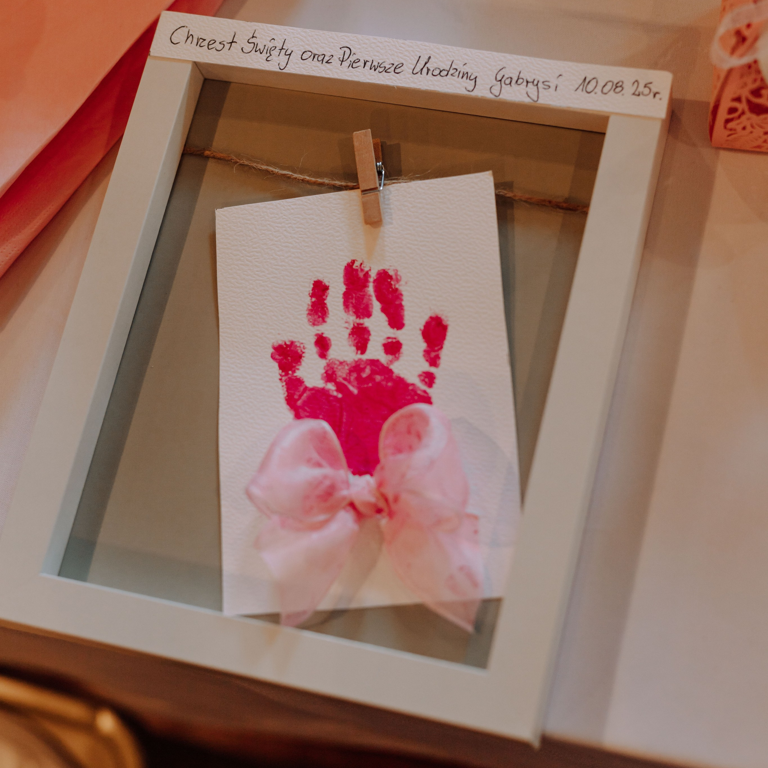 Chrzest Święty i roczek Gabrieli