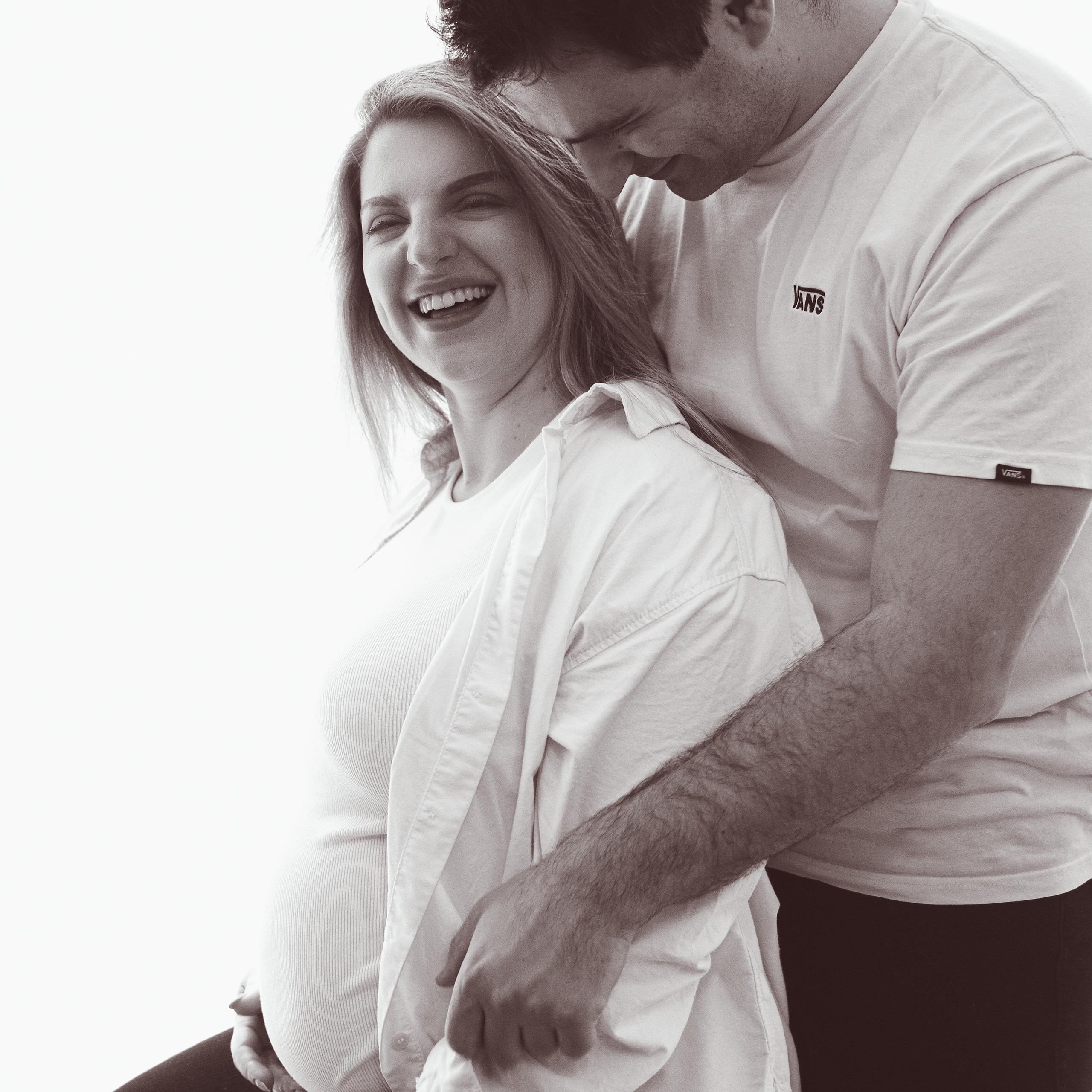 At-Home Pregnancy Photoshoot | Cozy & Natural Portraits. Rapley Photography | West Yorkshire Wedding & Portrait Photographer