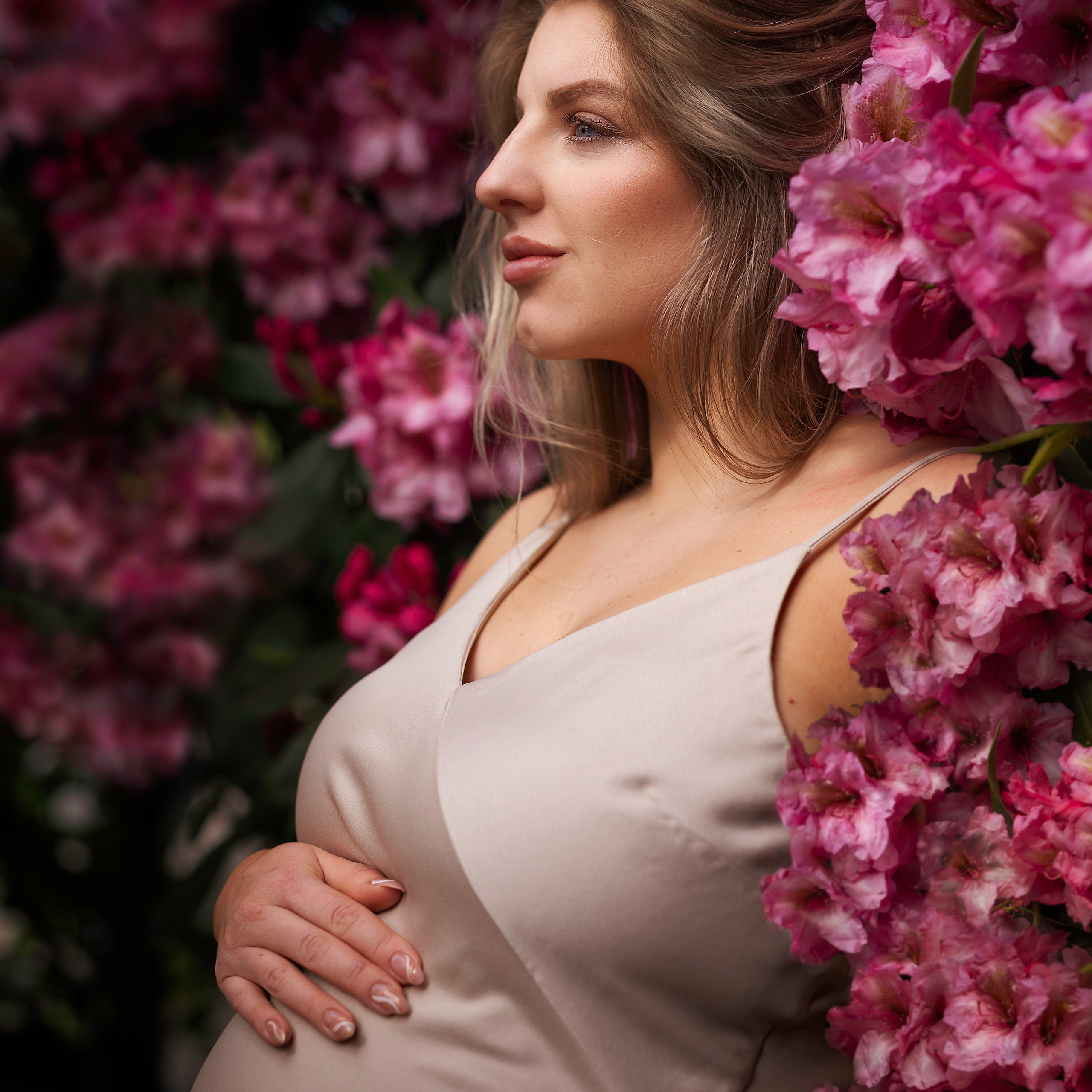 "A breathtaking photoshoot in the midst of the Rhododendrons at a stunning location in Leeds."