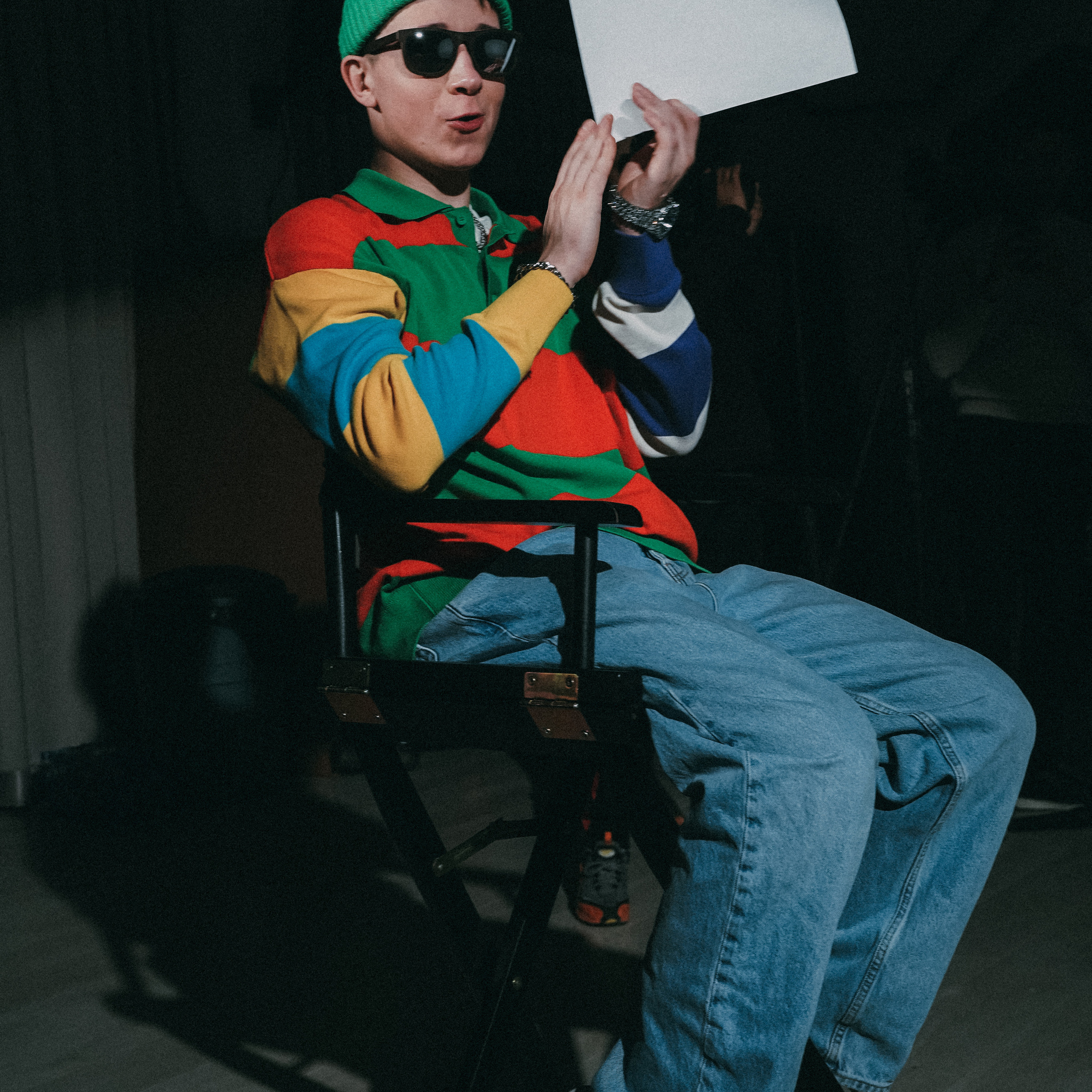 Backstage music video