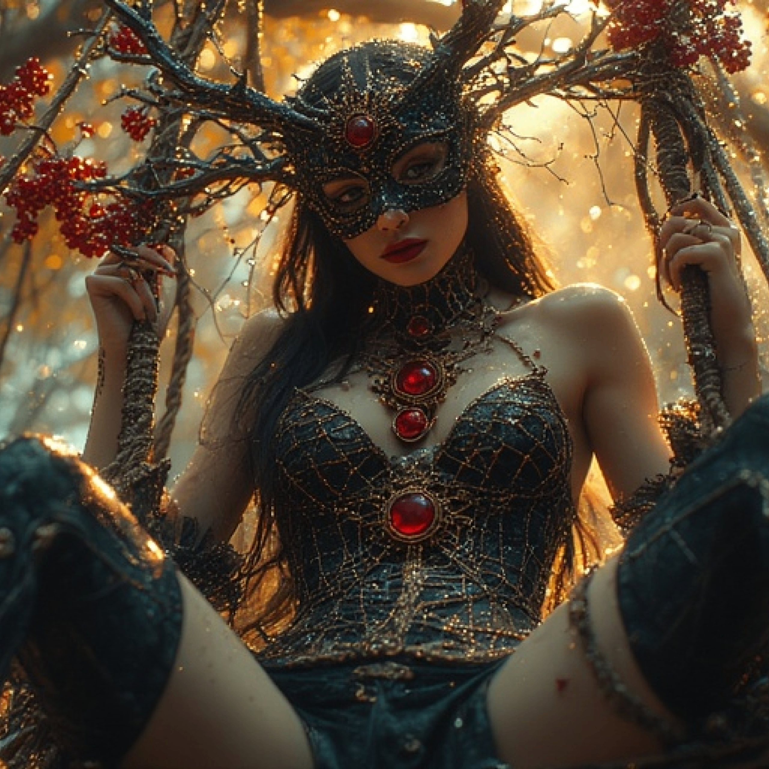 Shadows of Silk and Thorns: A Dark Fairy Queen’s Ethereal Realm