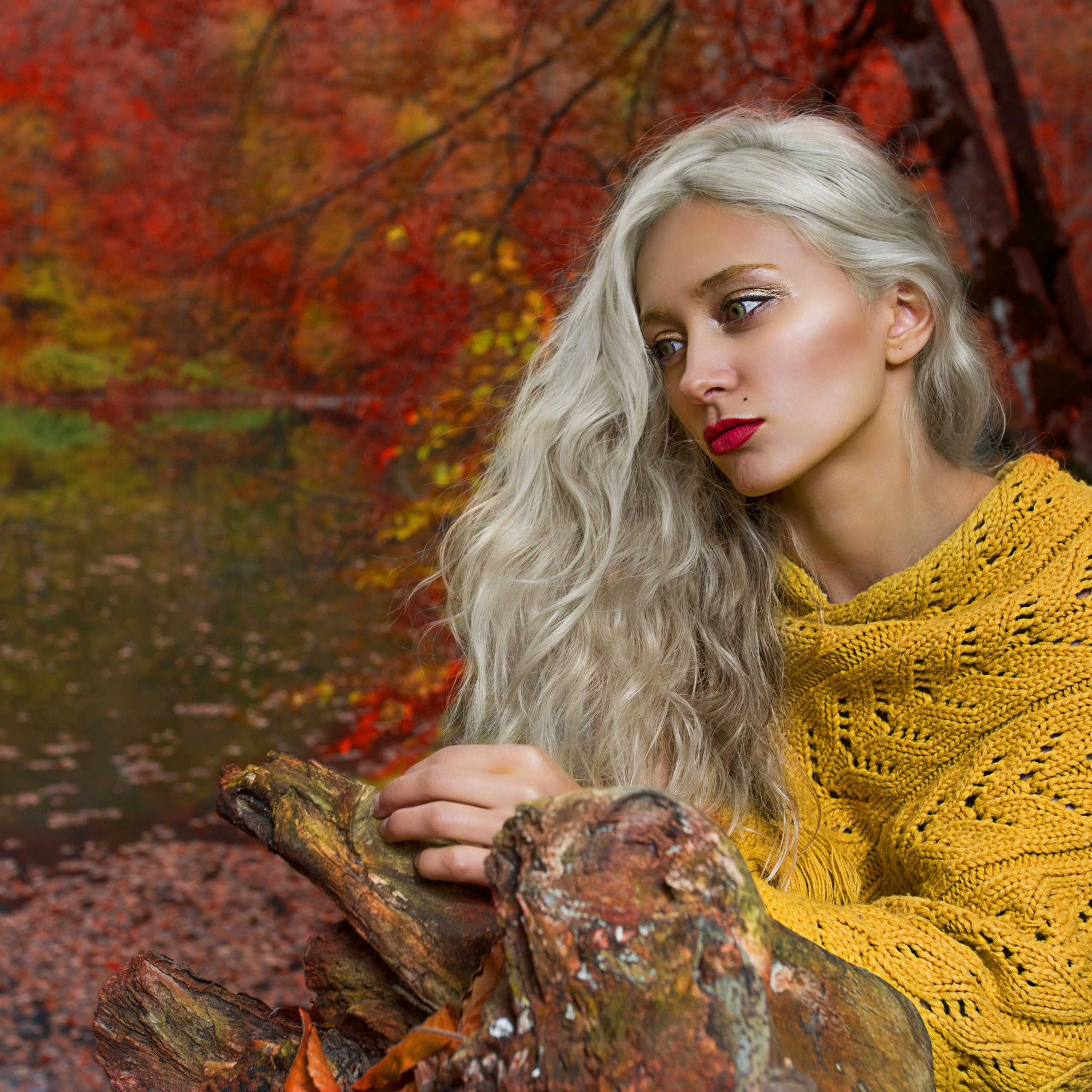 Təbii işıqda açıq hava portreti