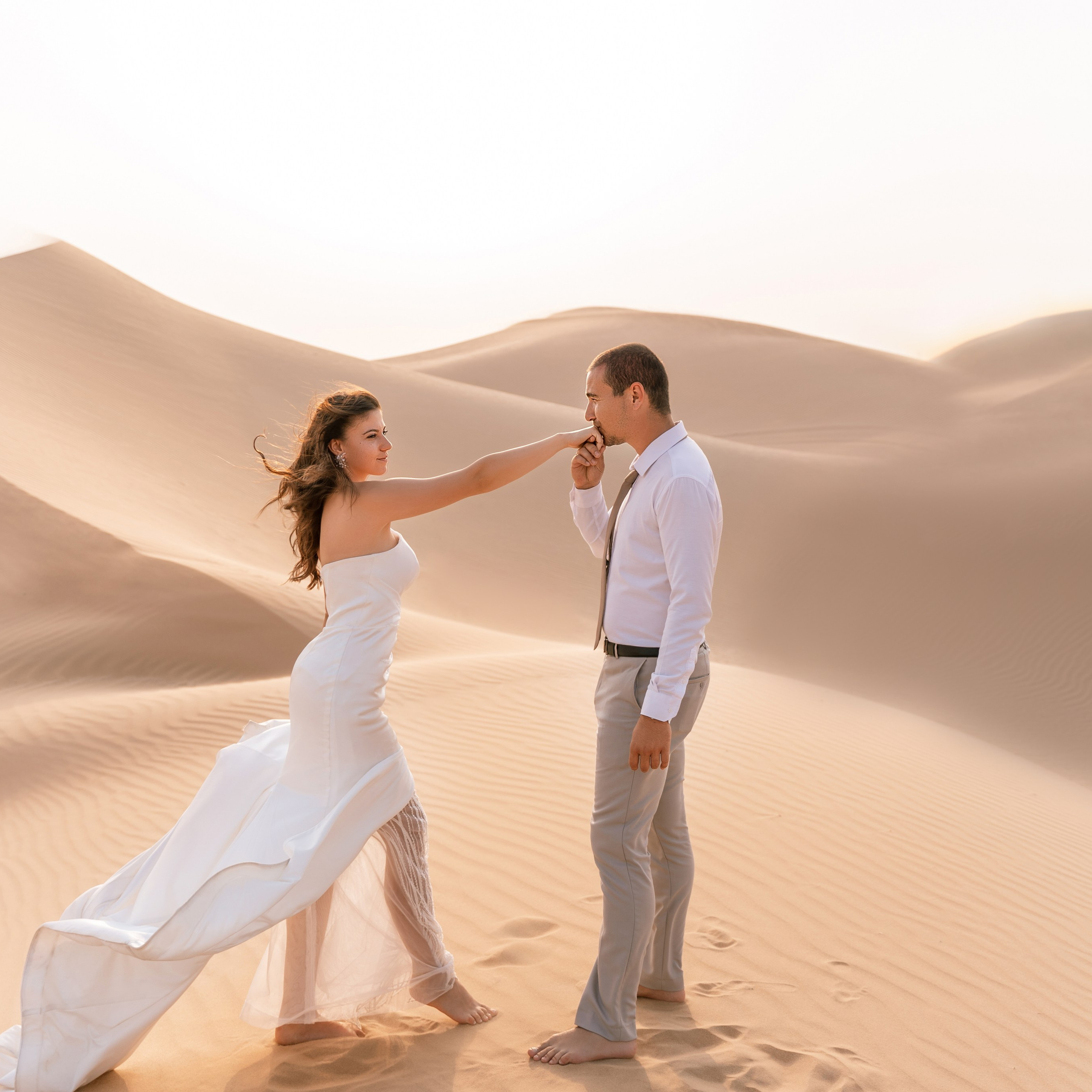 Свадебная фотосессия в пустыне Абу Даби