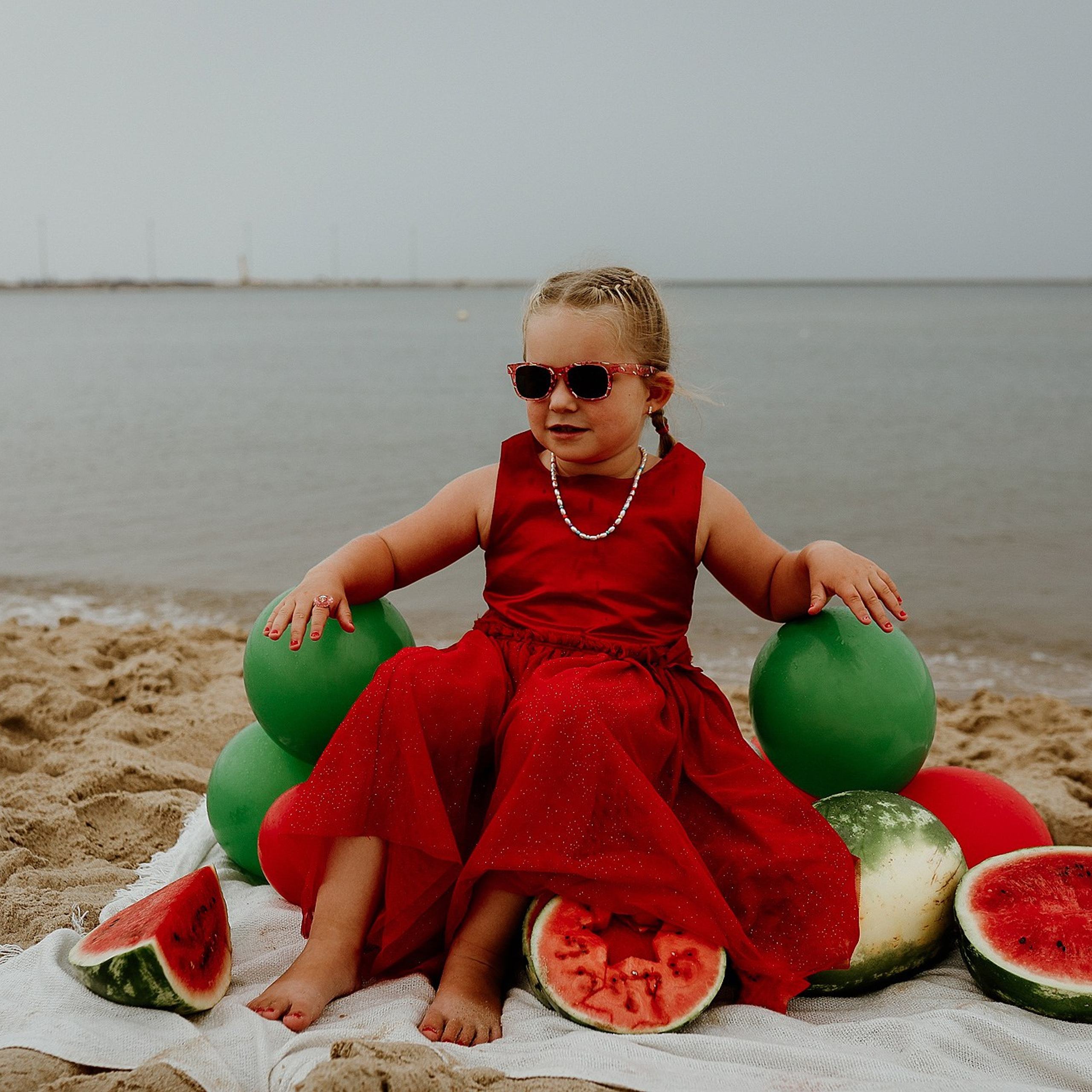 Kornelka - minisesja arbuzowa na plaży