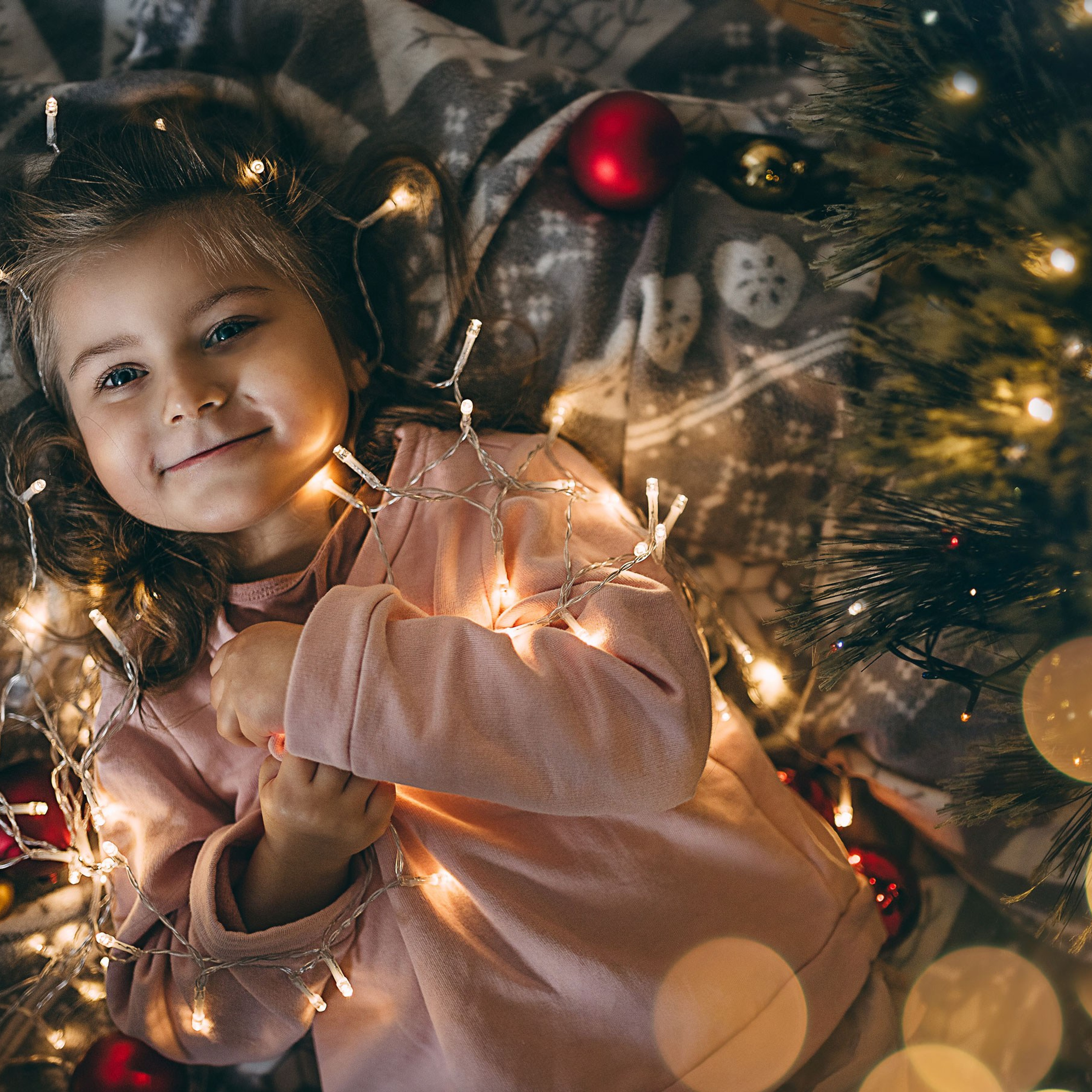 Рождественская фотосессия дома