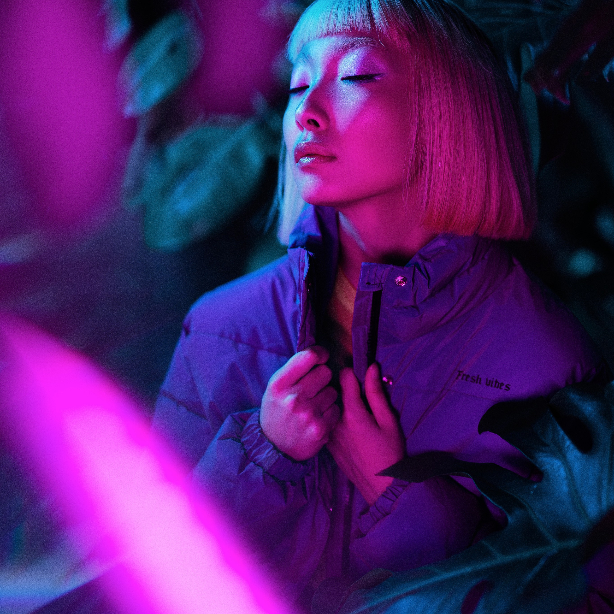 Photography for coffe brand in neon style. Dmitrii Shmatov — High-End Portrait & Fashion Photographer in Milan