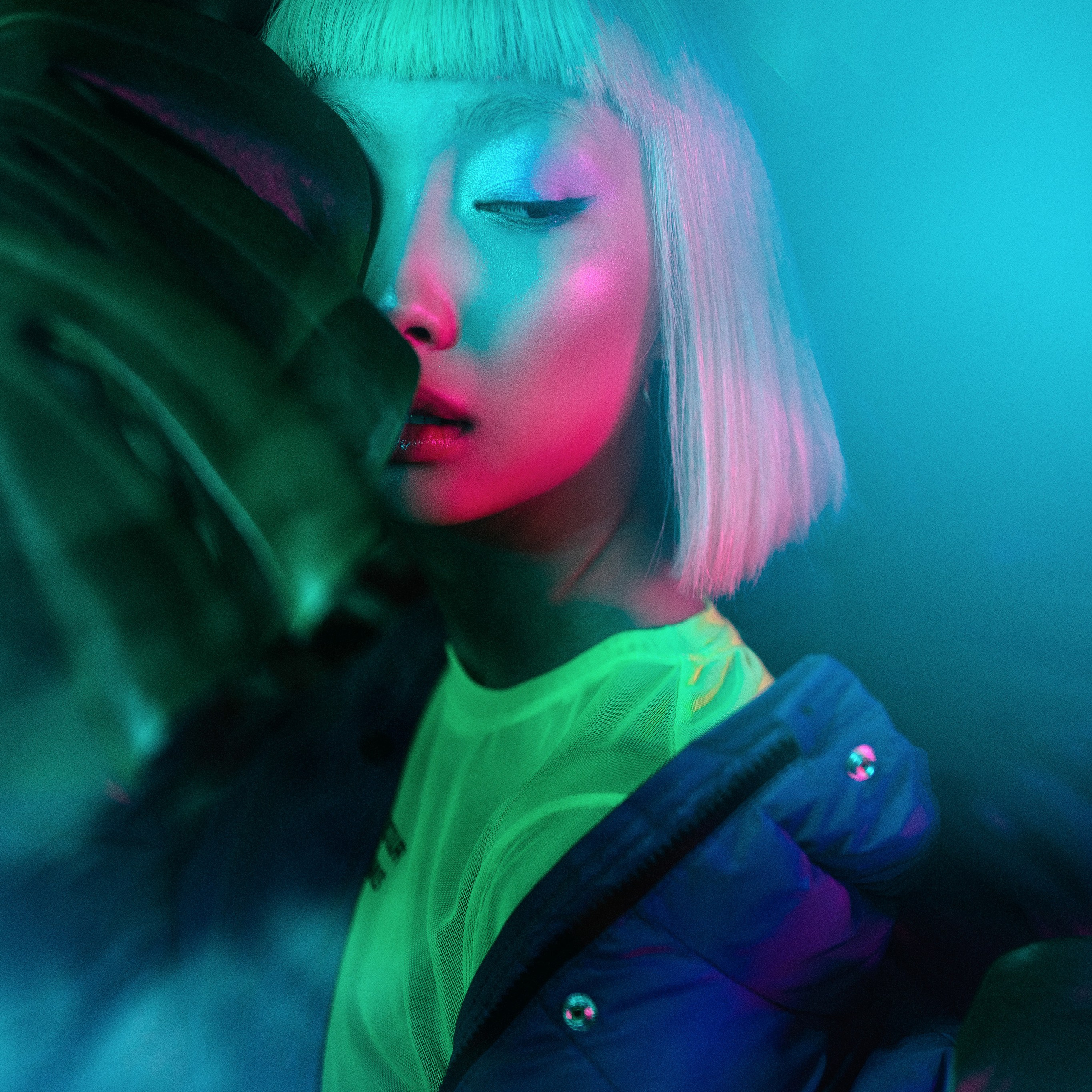 Photography for coffe brand in neon style. Dmitrii Shmatov — High-End Portrait & Fashion Photographer in Milan