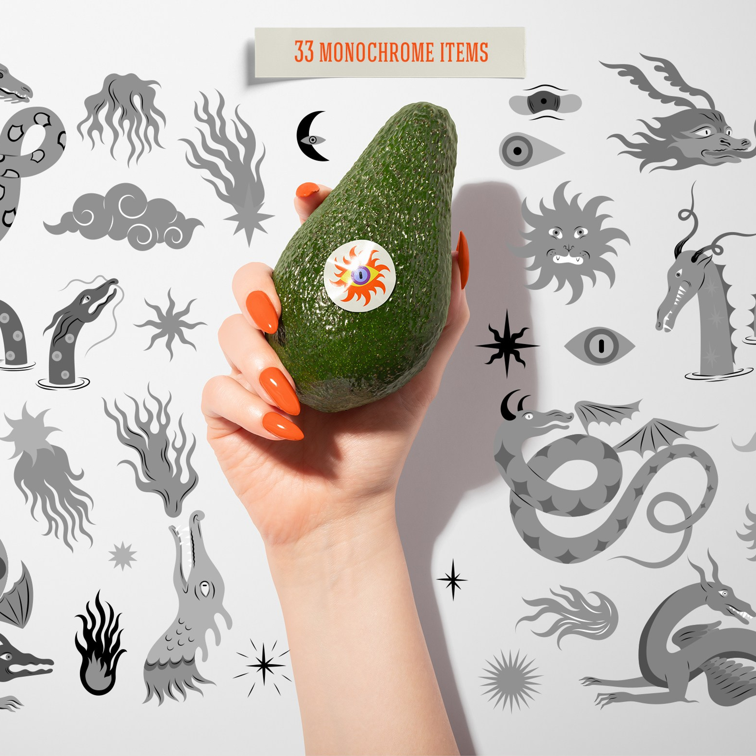 Mystic Dragons. Helen Reveur | Illustrator & Brand Designer | Ready-Made & Custom Illustrations