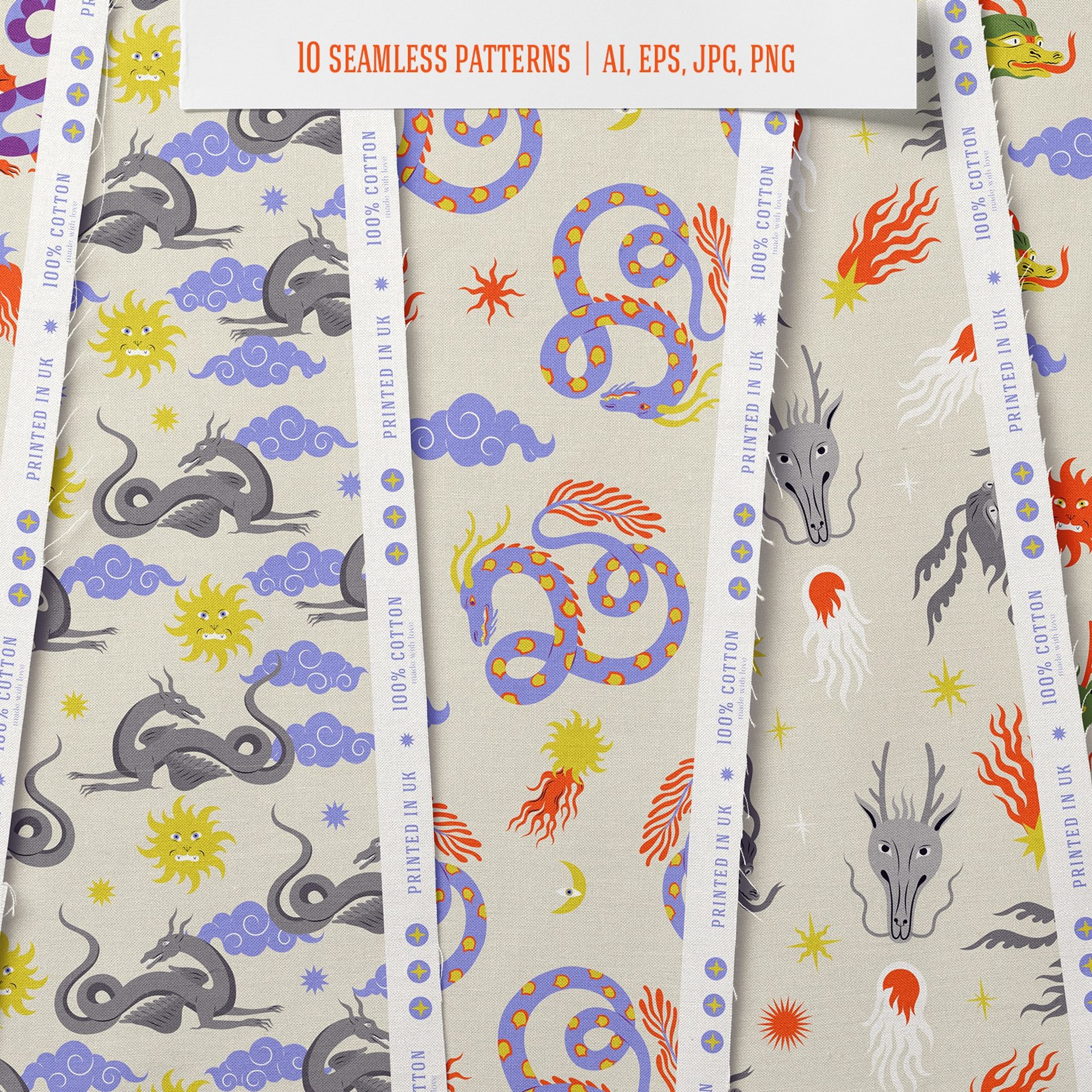 Mystic Dragons. Helen Reveur | Illustrator & Brand Designer | Ready-Made & Custom Illustrations