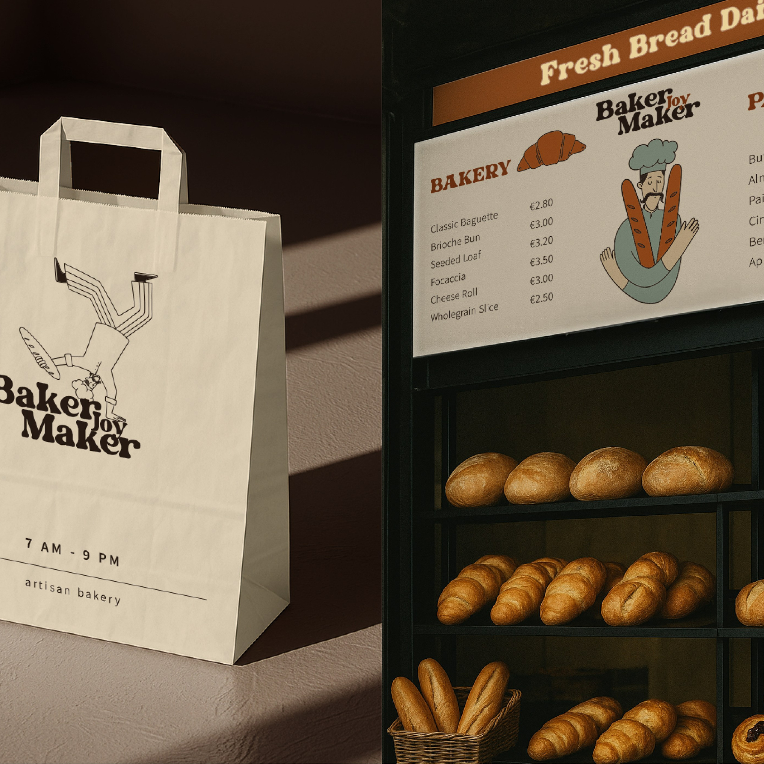 Baker Joy Maker Brand Kit Request. Helen Reveur | Illustrator & Brand Designer | Ready-Made & Custom Illustrations