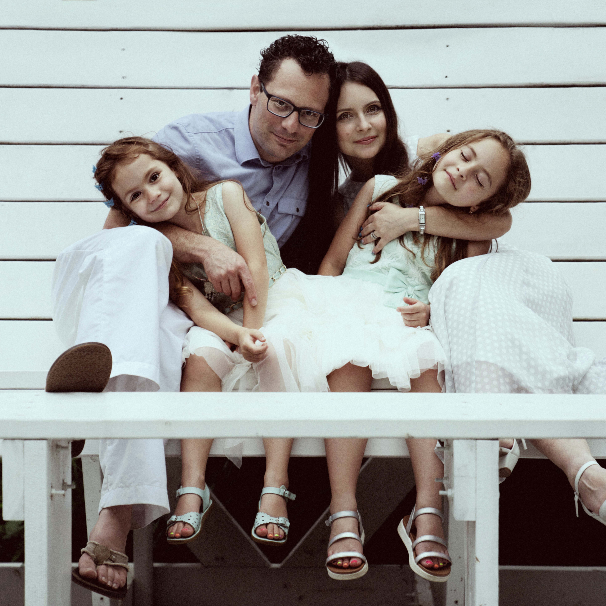 Victoria and her family