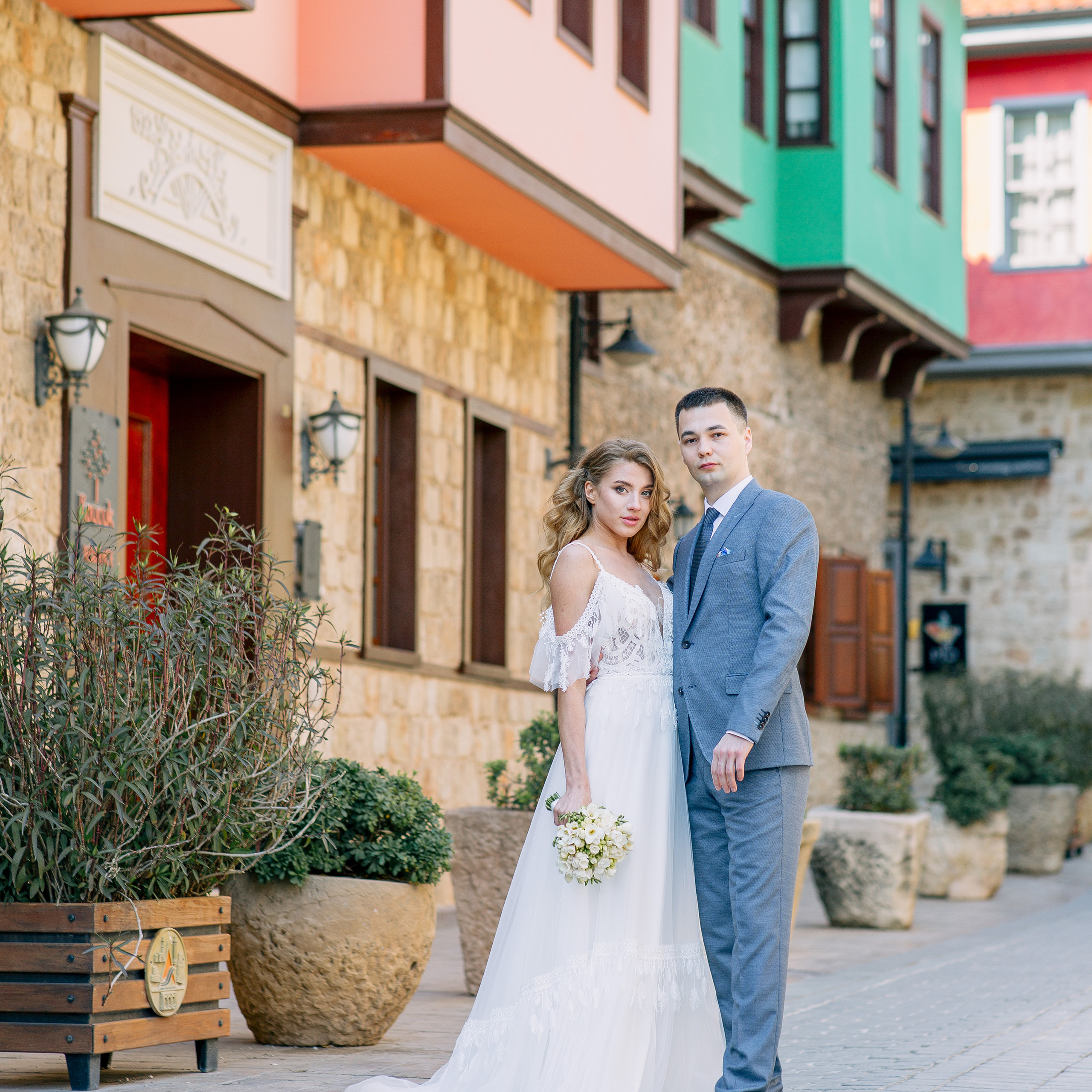 Wedding photo session in Kaleici, Antalya. Alsu Develi, Photographer in Turkey, Alanya, Side, Belek, Antalya, Kemer, Turkiye. Photoshooting in Alanya. Photosession in Belek, Side