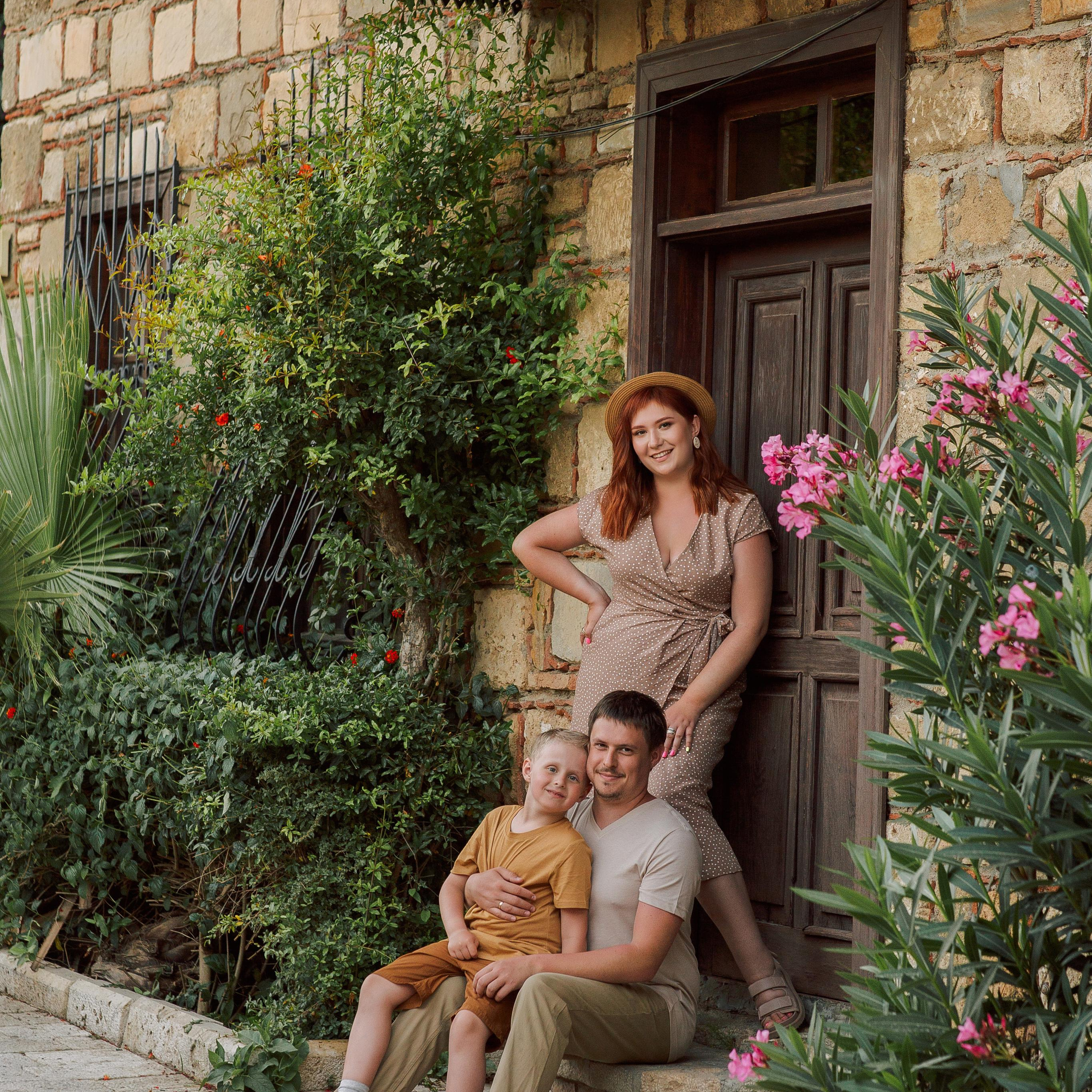 Семейная съемка в античном городе Сиде на закате. Алсу Девели. Фотограф в Алании в Турции, Аланья, Сиде, Белек, Анталия, Кемер, Конаклы, Окурджалар. Фотосъемки в Алании. Фотосессия в Алания