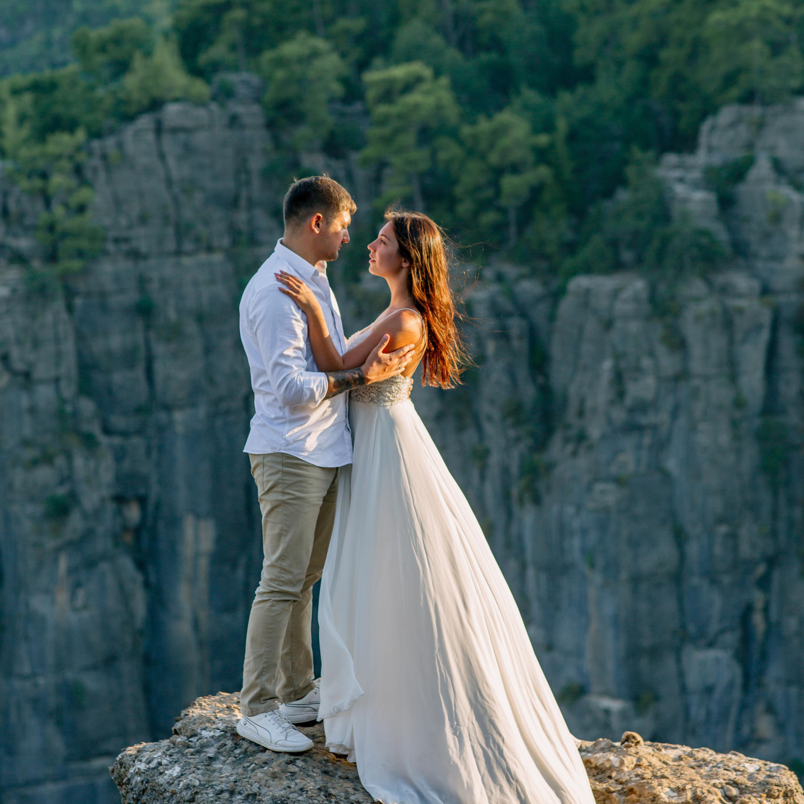 Свадебная фотосессия у каньона Тазы. Алсу Девели. Фотограф в Алании в Турции, Аланья, Сиде, Белек, Анталия, Кемер, Конаклы, Окурджалар. Фотосъемки в Алании. Фотосессия в Алания