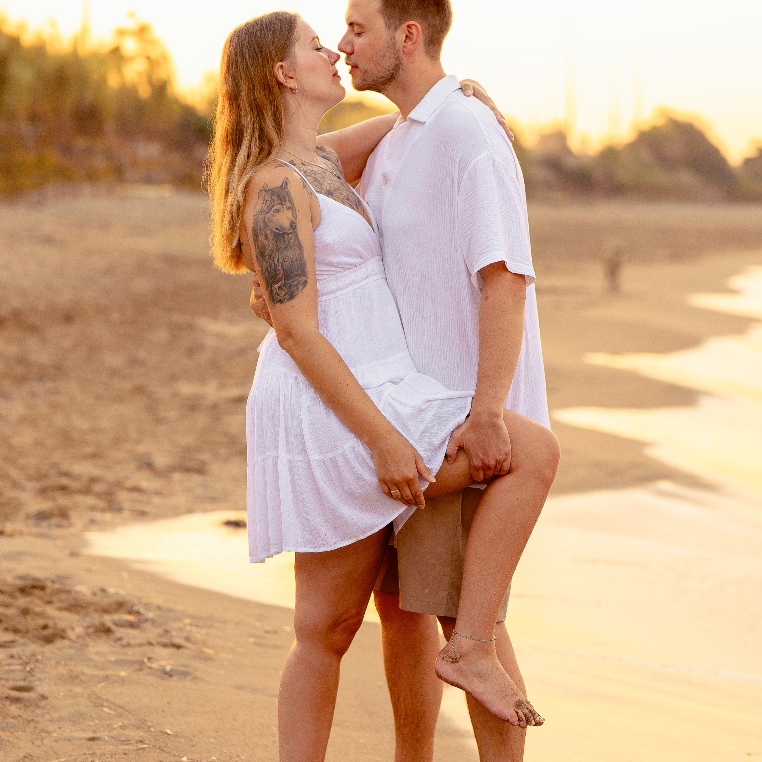 Закат. Love Stor  на берегу моря С в Сиде. Professional Photographer in Alanya, Side, Belek, Antalya. Turkiye