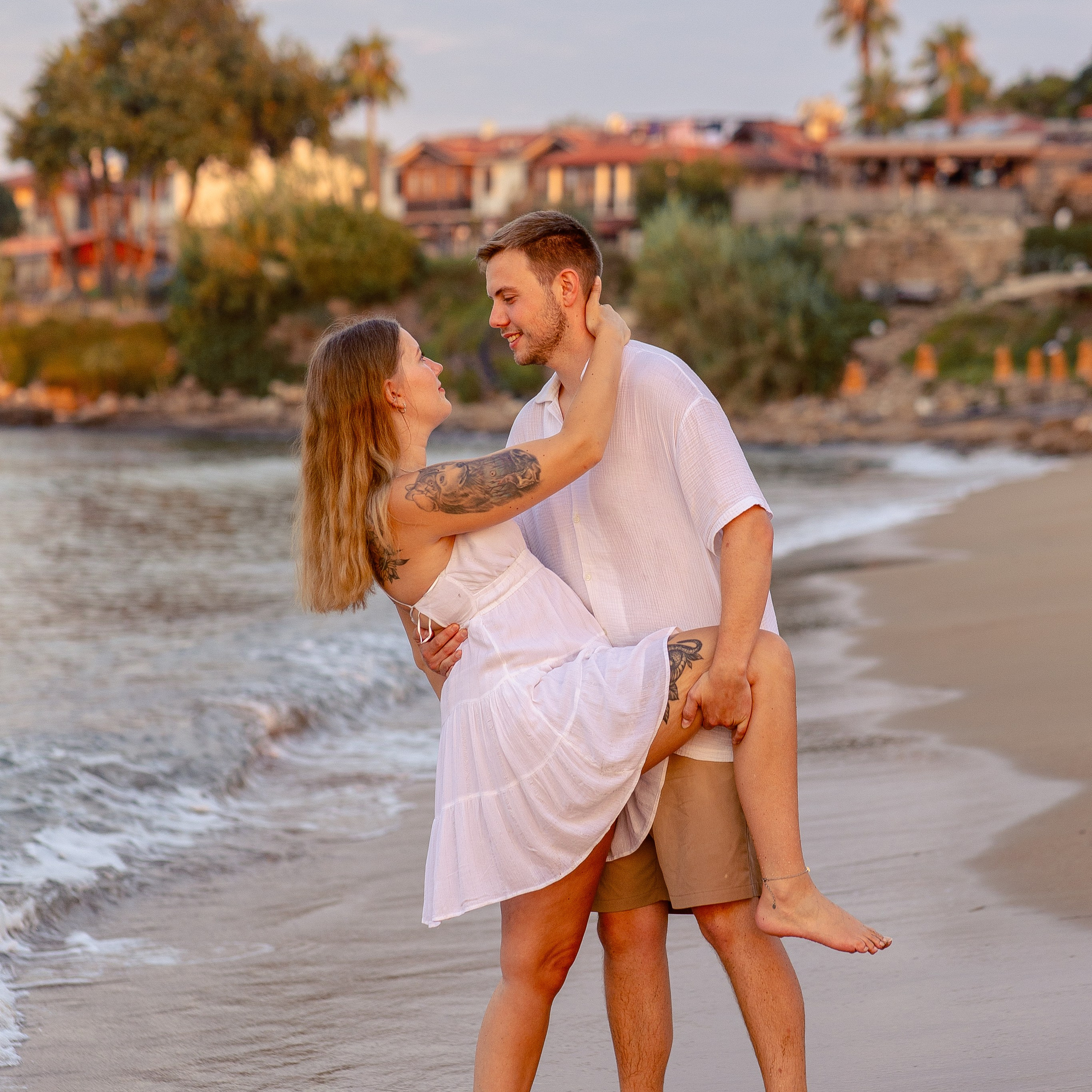 Закат. Love Stor  на берегу моря С в Сиде. Professional Photographer in Alanya, Side, Belek, Antalya. Turkiye