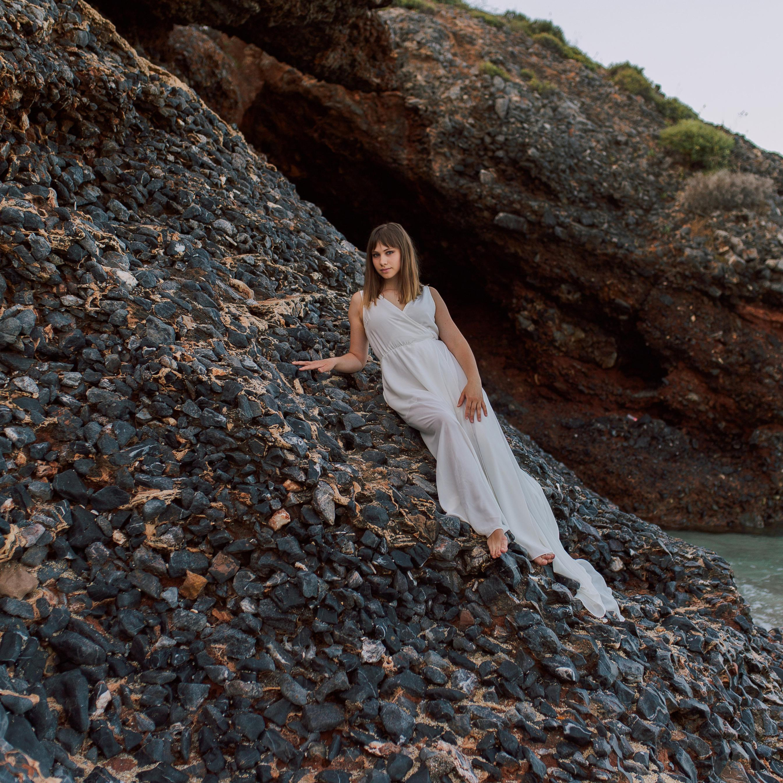 Morning. On Cleopatra Beach. Alsu Develi, Photographer in Turkey, Alanya, Side, Belek, Antalya, Kemer, Turkiye. Photoshooting in Alanya. Photosession in Belek, Side