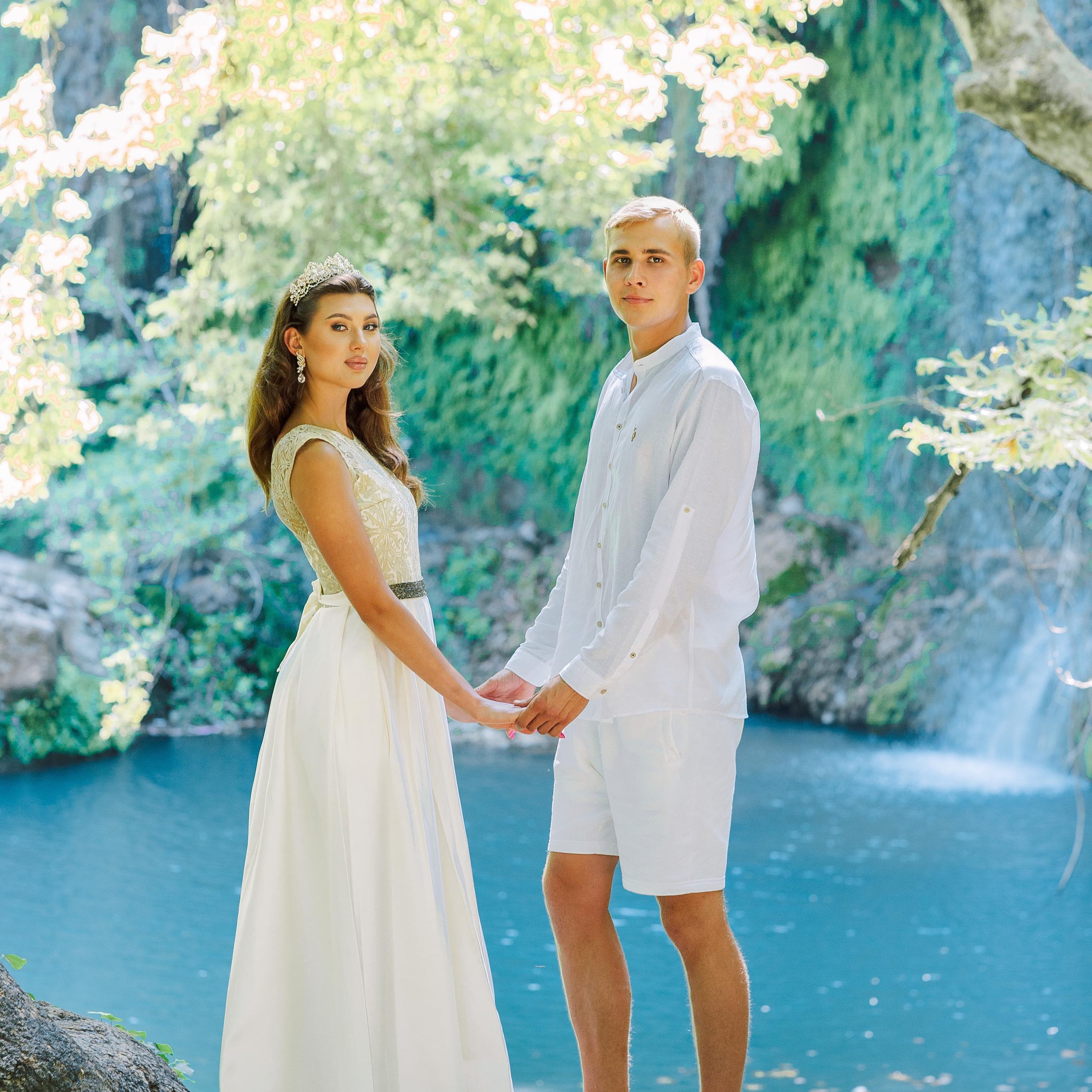 Свадебная фотосессия у водопада.Фотограф белек. Алсу Девели. Фотограф в Алании в Турции, Аланья, Сиде, Белек, Анталия, Кемер, Конаклы, Окурджалар. Фотосъемки в Алании. Фотосессия в Алания