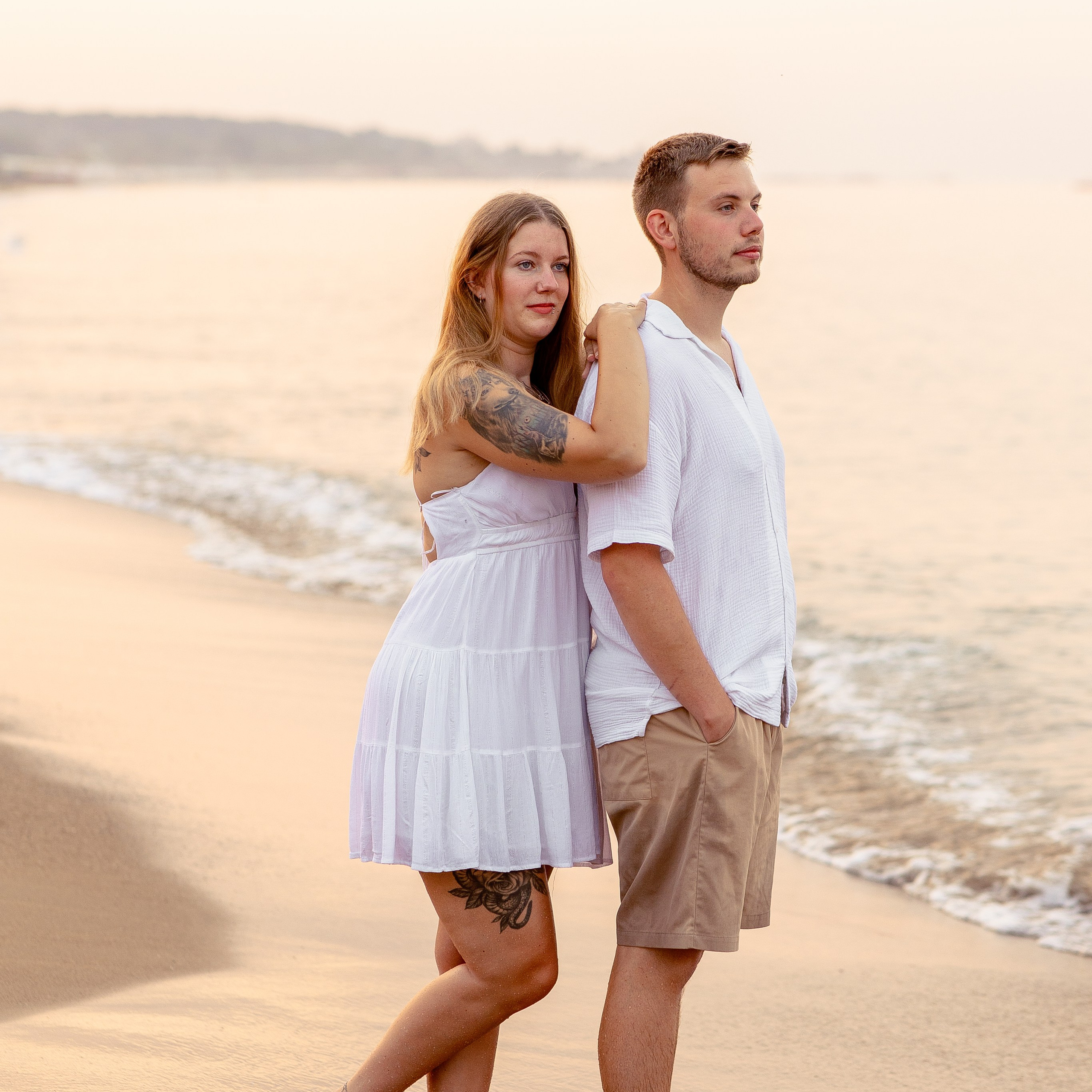 Закат. Love Stor  на берегу моря С в Сиде. Professional Photographer in Alanya, Side, Belek, Antalya. Turkiye