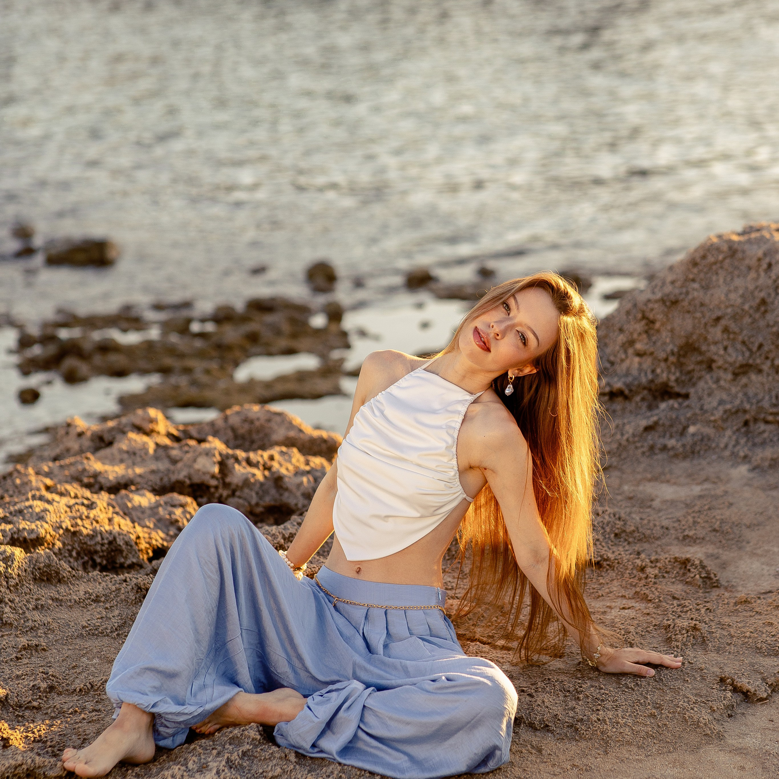 Рассвет. Индивидуальная фотосессия на пляже в Алании. Professional Photographer in Alanya, Side, Belek, Antalya. Turkiye