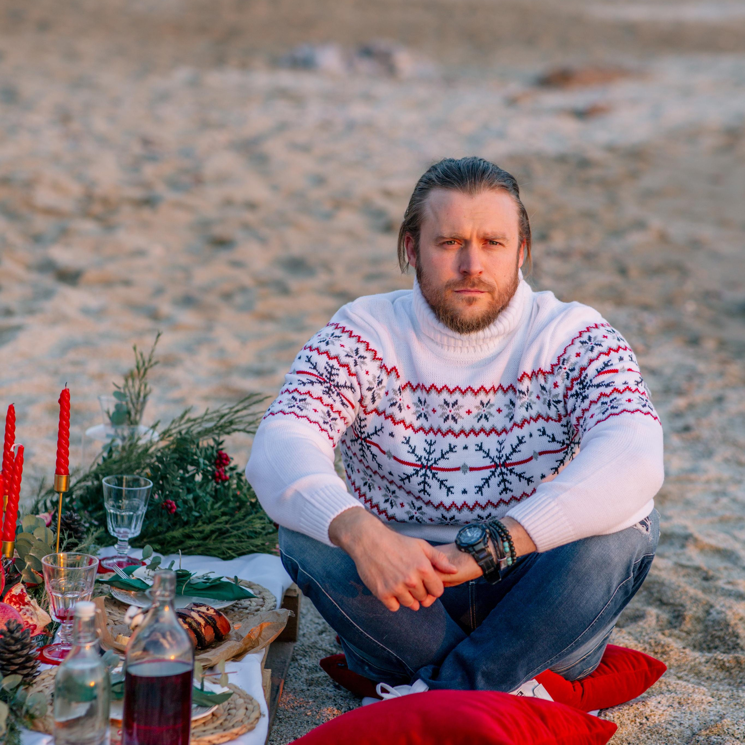 Новогодняя фотосессия на пляже. Алсу Девели. Фотограф в Алании в Турции, Аланья, Сиде, Белек, Анталия, Кемер, Конаклы, Окурджалар. Фотосъемки в Алании. Фотосессия в Алания