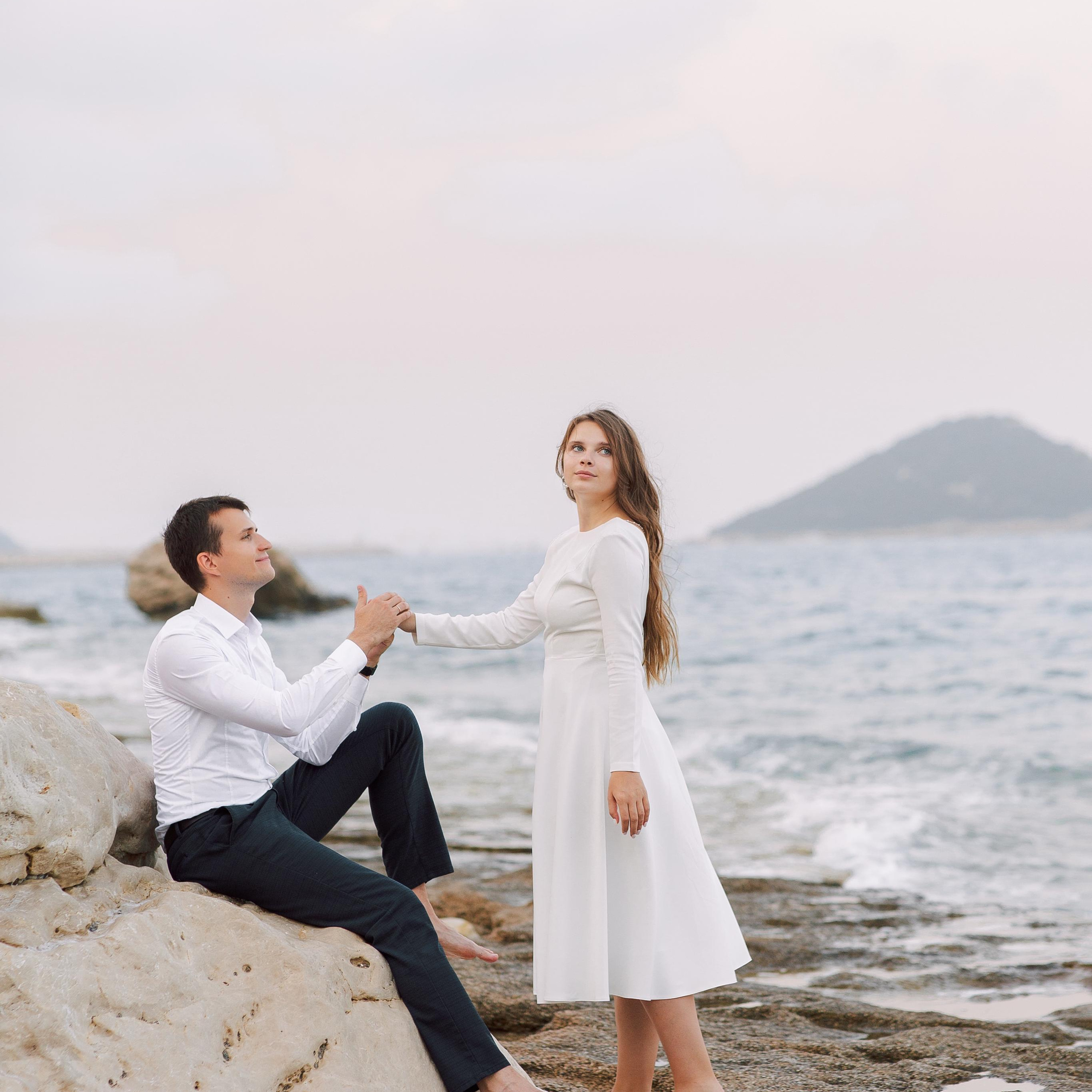 Свадебная фотосессия в Анталии. Улочки и пляж. Алсу Девели. Фотограф в Алании в Турции, Аланья, Сиде, Белек, Анталия, Кемер, Конаклы, Окурджалар. Фотосъемки в Алании. Фотосессия в Алания