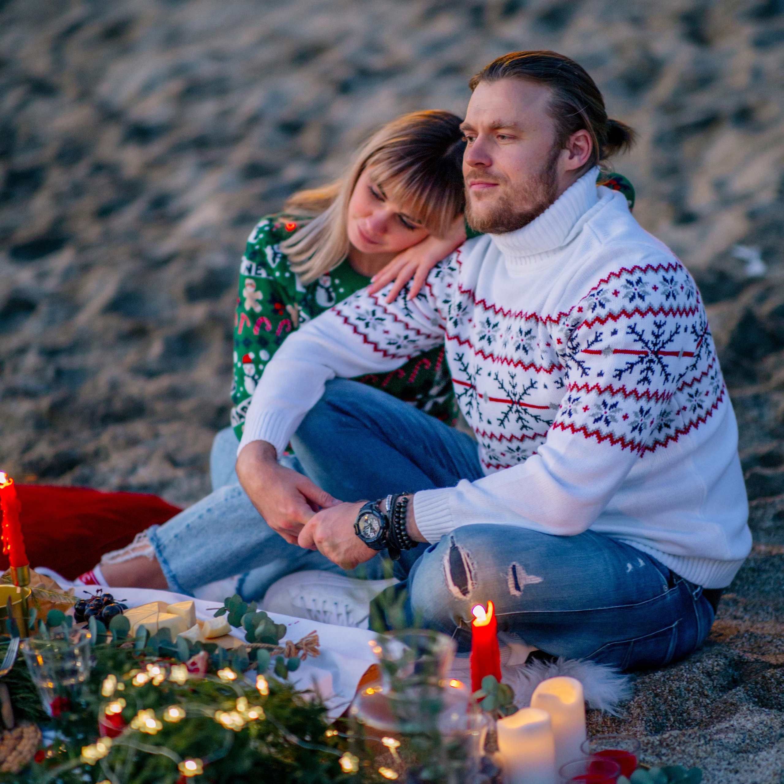 Новогодняя фотосессия на пляже. Алсу Девели. Фотограф в Алании в Турции, Аланья, Сиде, Белек, Анталия, Кемер, Конаклы, Окурджалар. Фотосъемки в Алании. Фотосессия в Алания