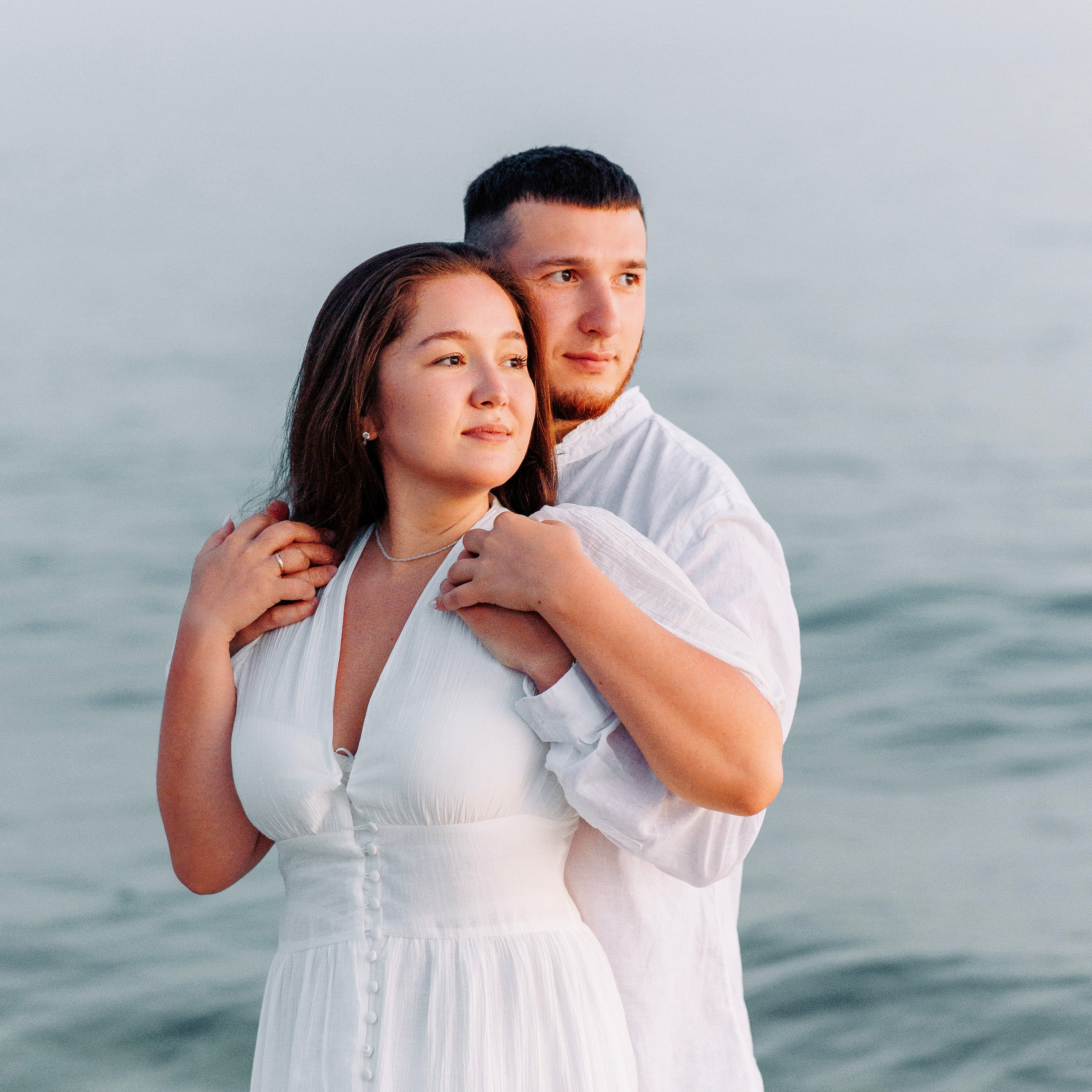Sunset. Photo session on the beach for couples. Alsu Develi, Photographer in Turkey, Alanya, Side, Belek, Antalya, Kemer, Turkiye. Photoshooting in Alanya. Photosession in Belek, Side
