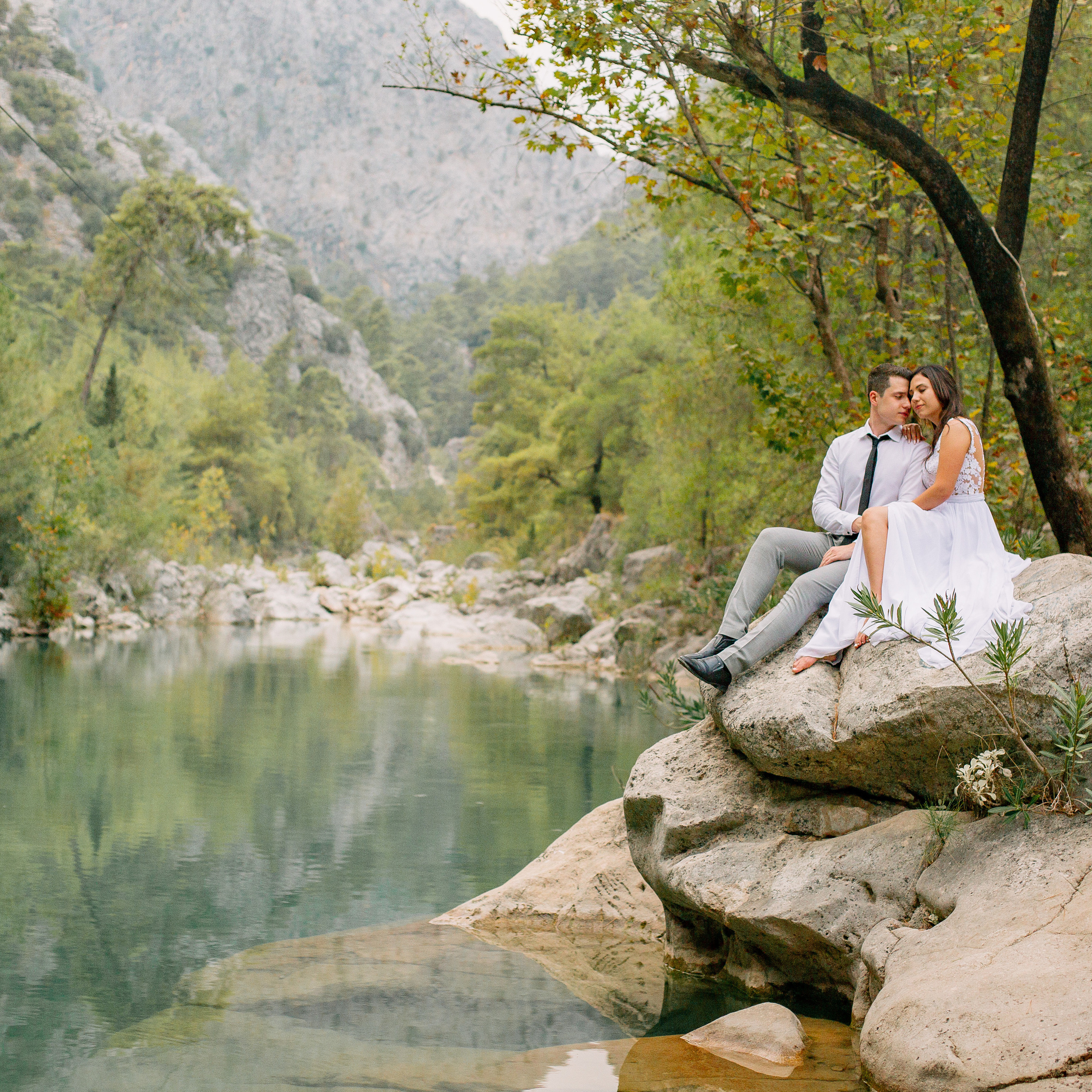 Свадебная фотосессия у каньона Гейнюк Кемер. Алсу Девели. Фотограф в Алании в Турции, Аланья, Сиде, Белек, Анталия, Кемер, Конаклы, Окурджалар. Фотосъемки в Алании. Фотосессия в Алания