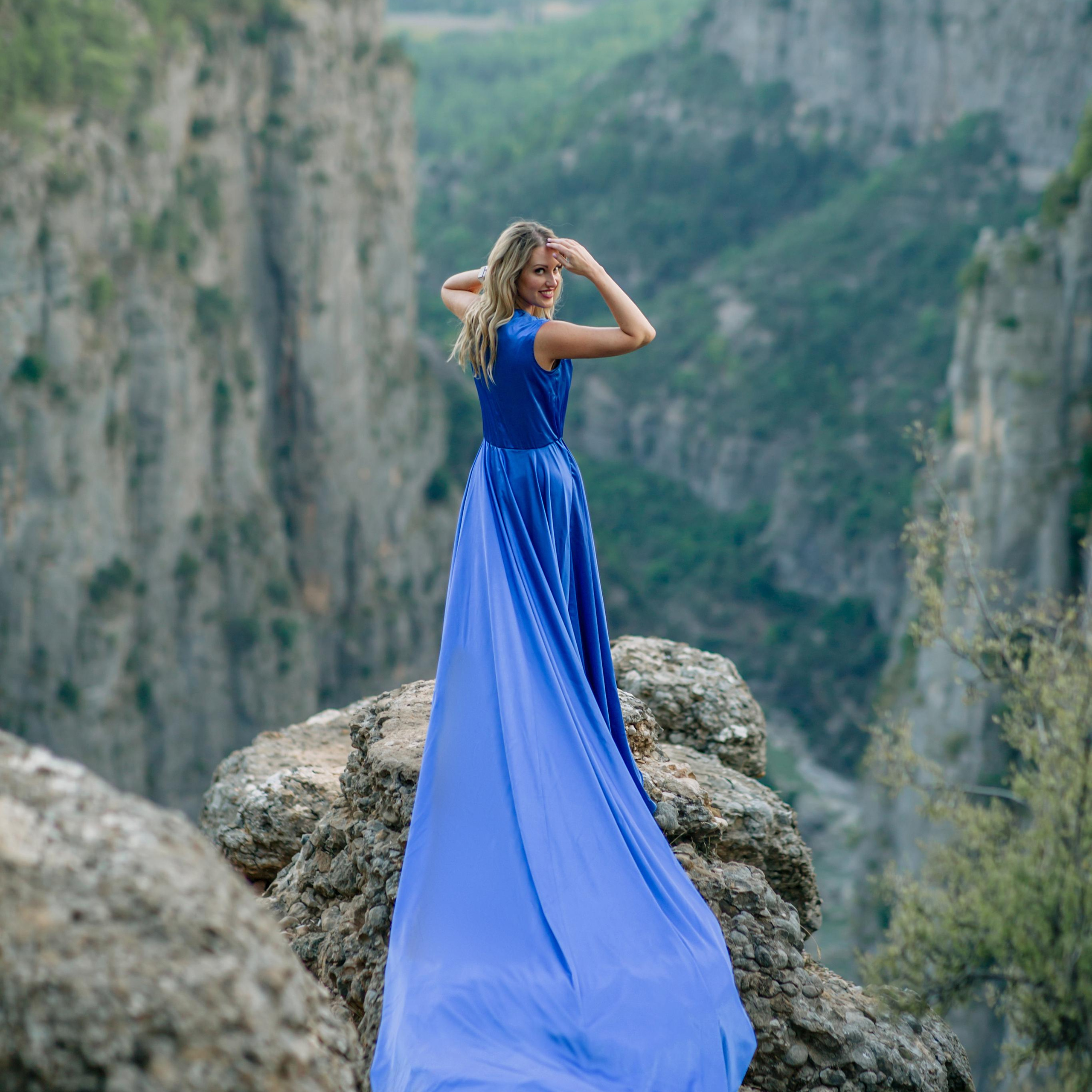 Individual photo shoot on Tazi Canyon. Alsu Develi, Photographer in Turkey, Alanya, Side, Belek, Antalya, Kemer, Turkiye. Photoshooting in Alanya. Photosession in Belek, Side