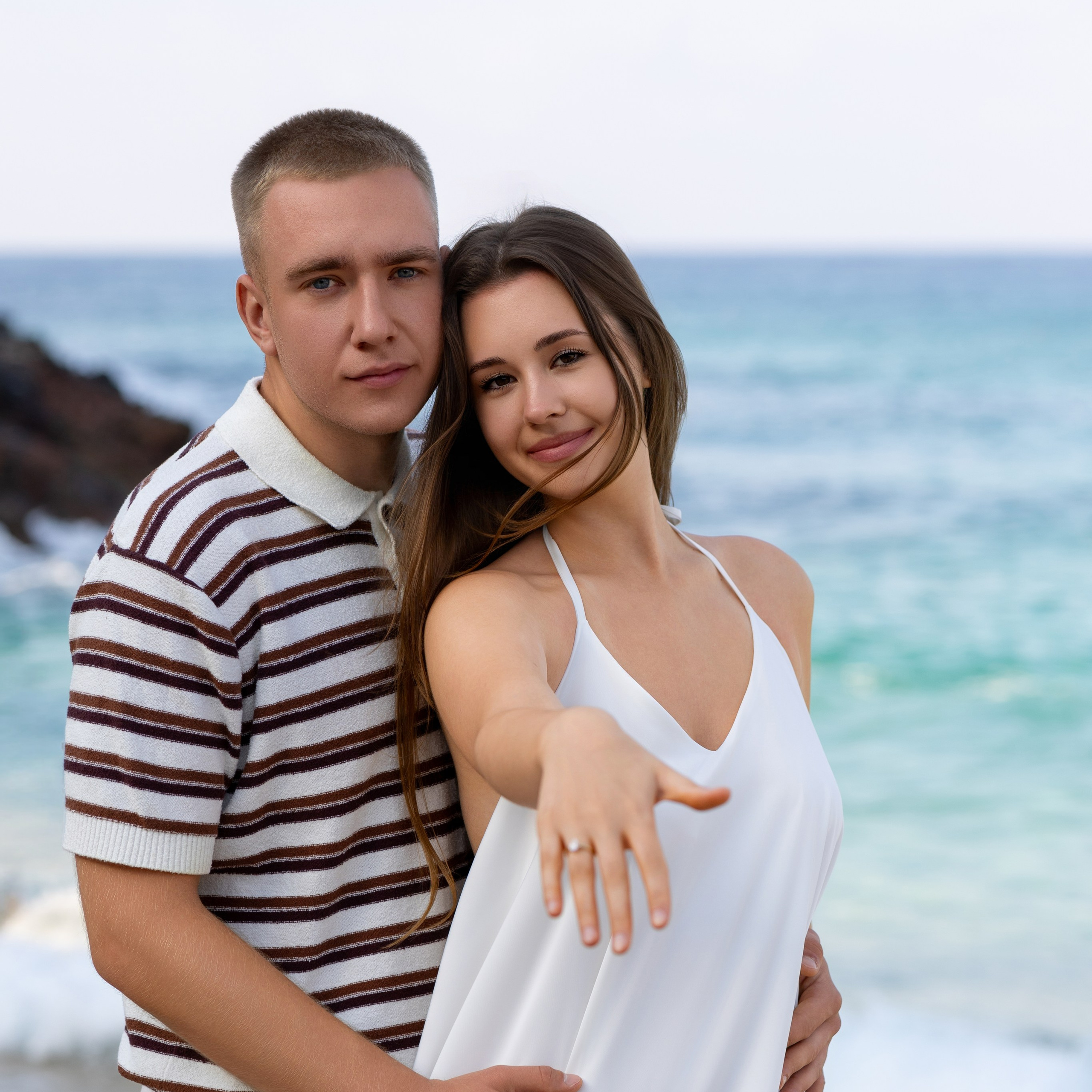 Утреннее предложение руки и сердца на пляже Клеопатры. Professional Photographer in Alanya, Side, Belek, Antalya. Turkiye