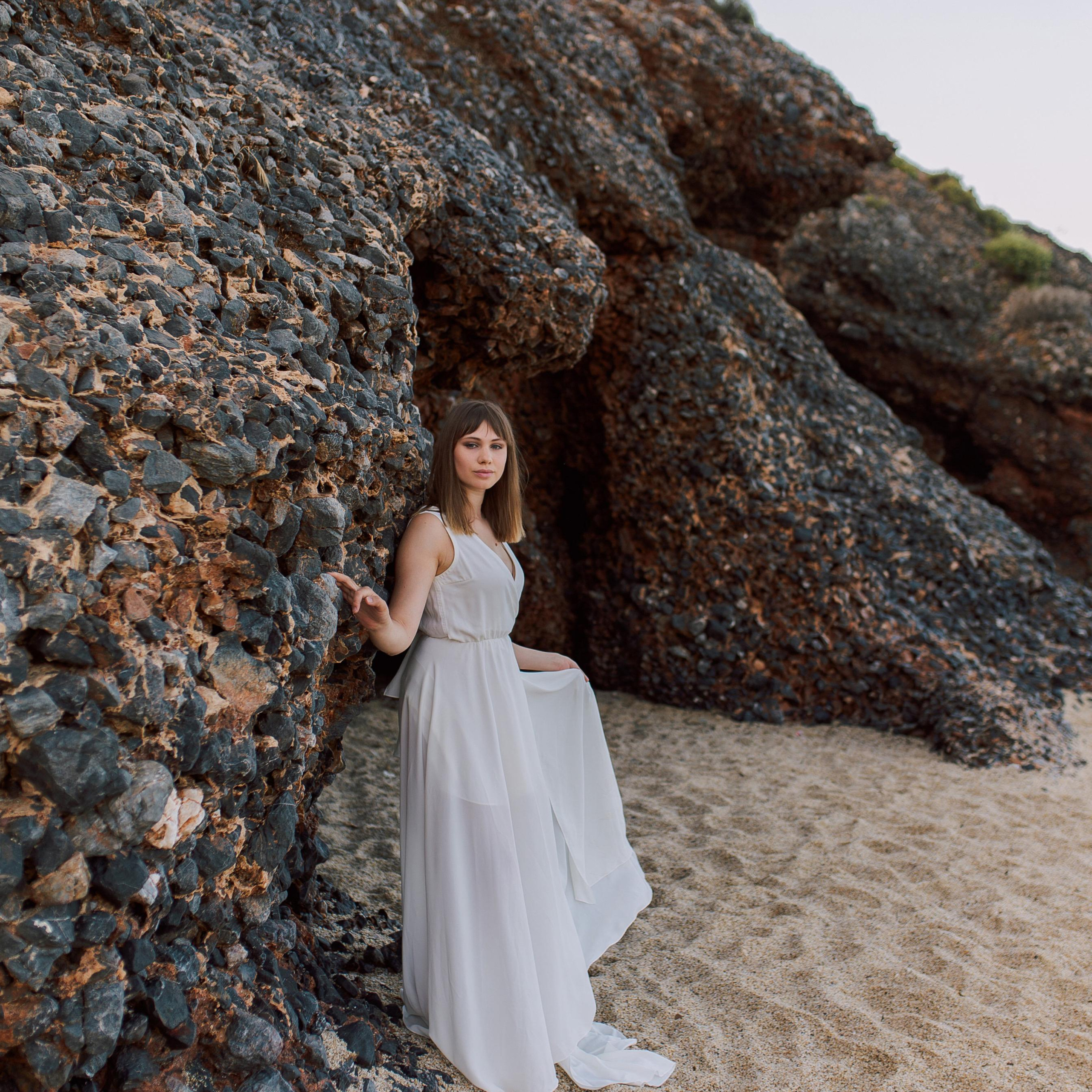 Morning. On Cleopatra Beach. Alsu Develi, Photographer in Turkey, Alanya, Side, Belek, Antalya, Kemer, Turkiye. Photoshooting in Alanya. Photosession in Belek, Side