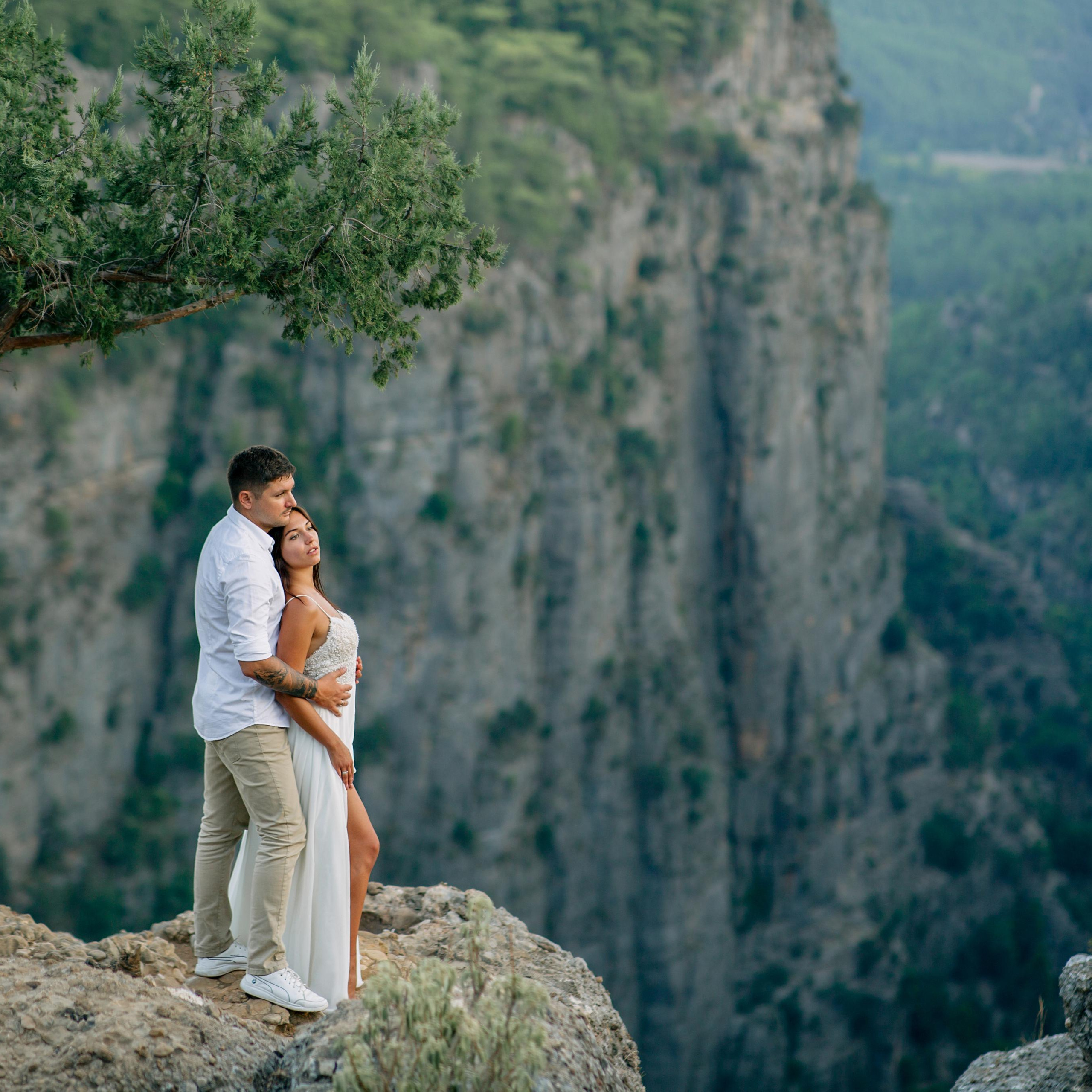 Свадебная фотосессия у каньона Тазы. Алсу Девели. Фотограф в Алании в Турции, Аланья, Сиде, Белек, Анталия, Кемер, Конаклы, Окурджалар. Фотосъемки в Алании. Фотосессия в Алания