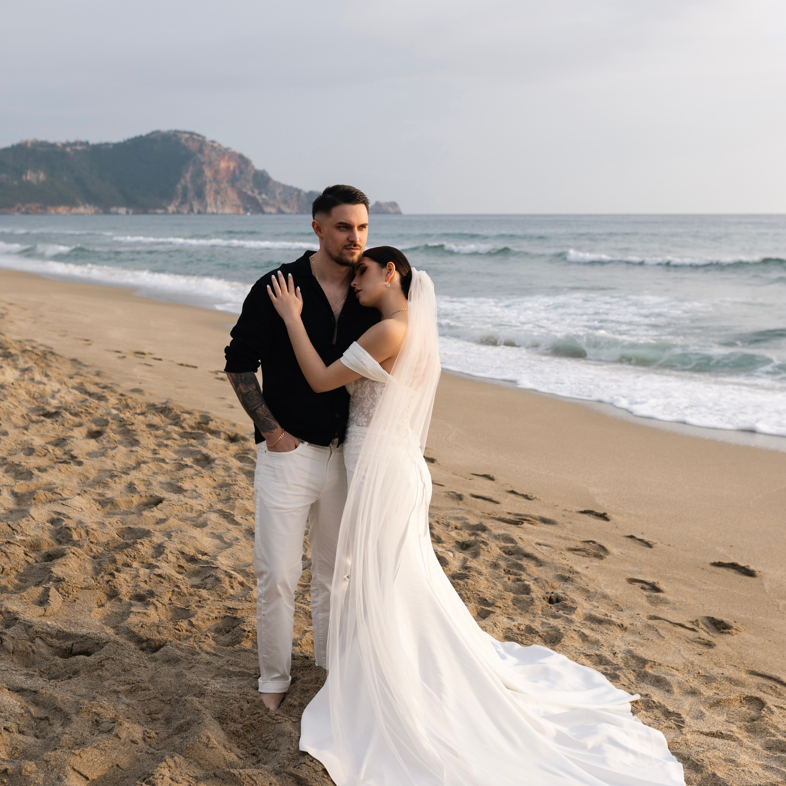 Закат.Свадебная фотосессия на пляже клеопатры. Аланья. Professional Photographer in Alanya, Side, Belek, Antalya. Turkiye