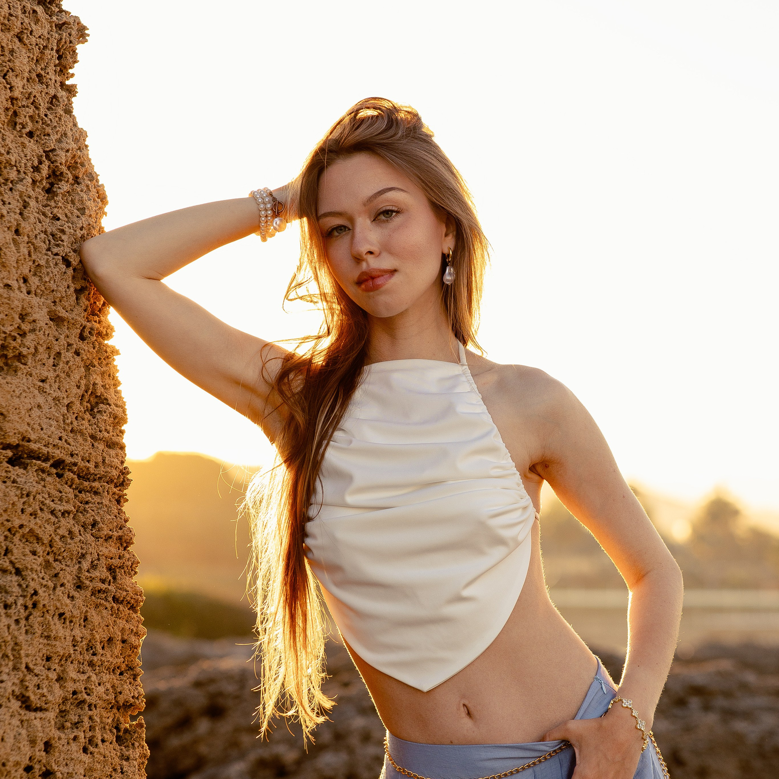 Sunrise individual photo shoot on the beach in Alanya. Professional Photographer in Alanya, Side, Belek, Antalya. Turkiye