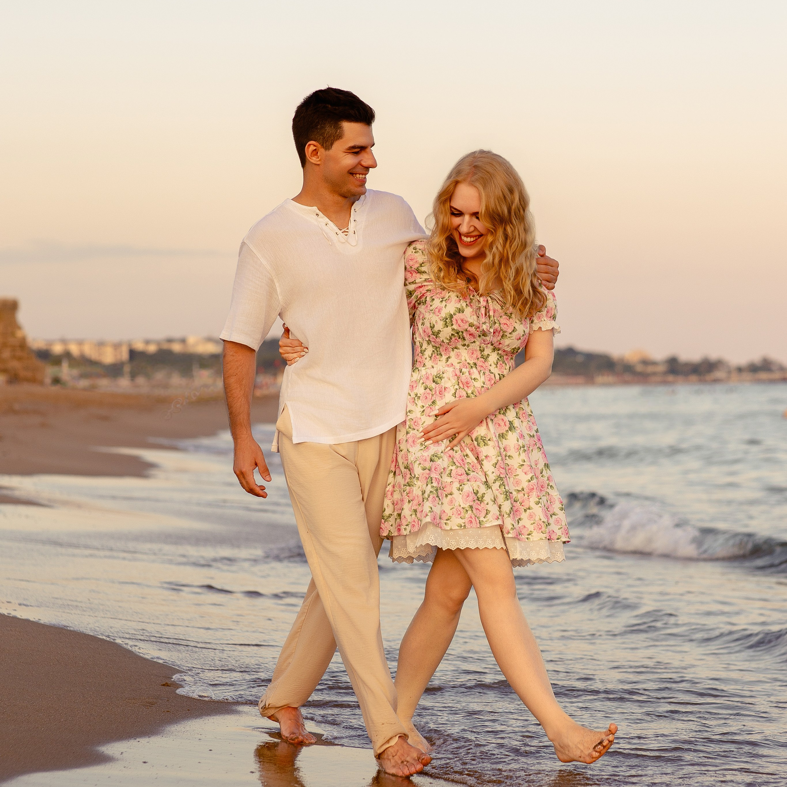 Закат. Love Story в старом Сиде и на берегу моря. Professional Photographer in Alanya, Side, Belek, Antalya. Turkiye