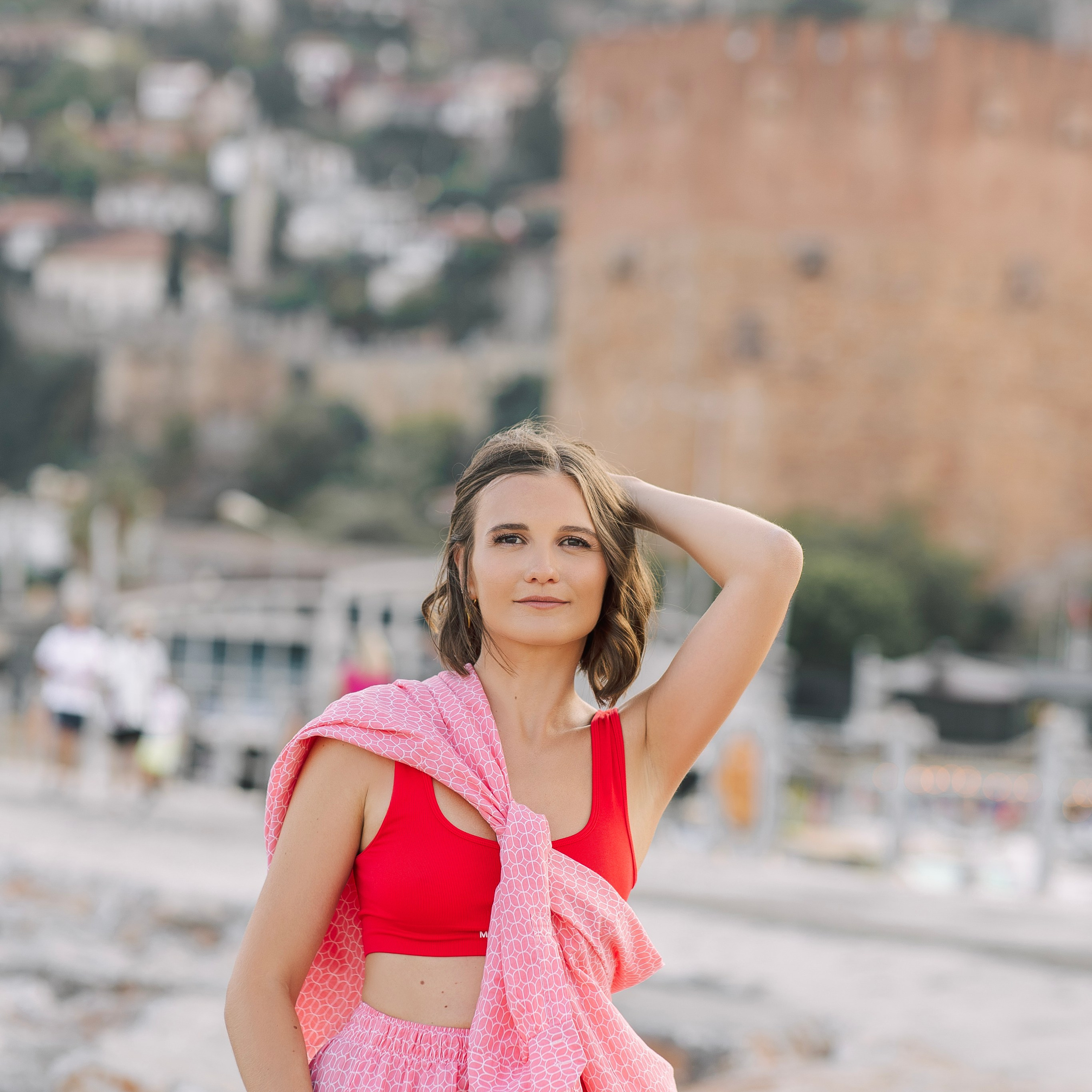 Individual photo session in the streets and port of Alanya. Alsu Develi, Photographer in Turkey, Alanya, Side, Belek, Antalya, Kemer, Turkiye. Photoshooting in Alanya. Photosession in Belek, Side