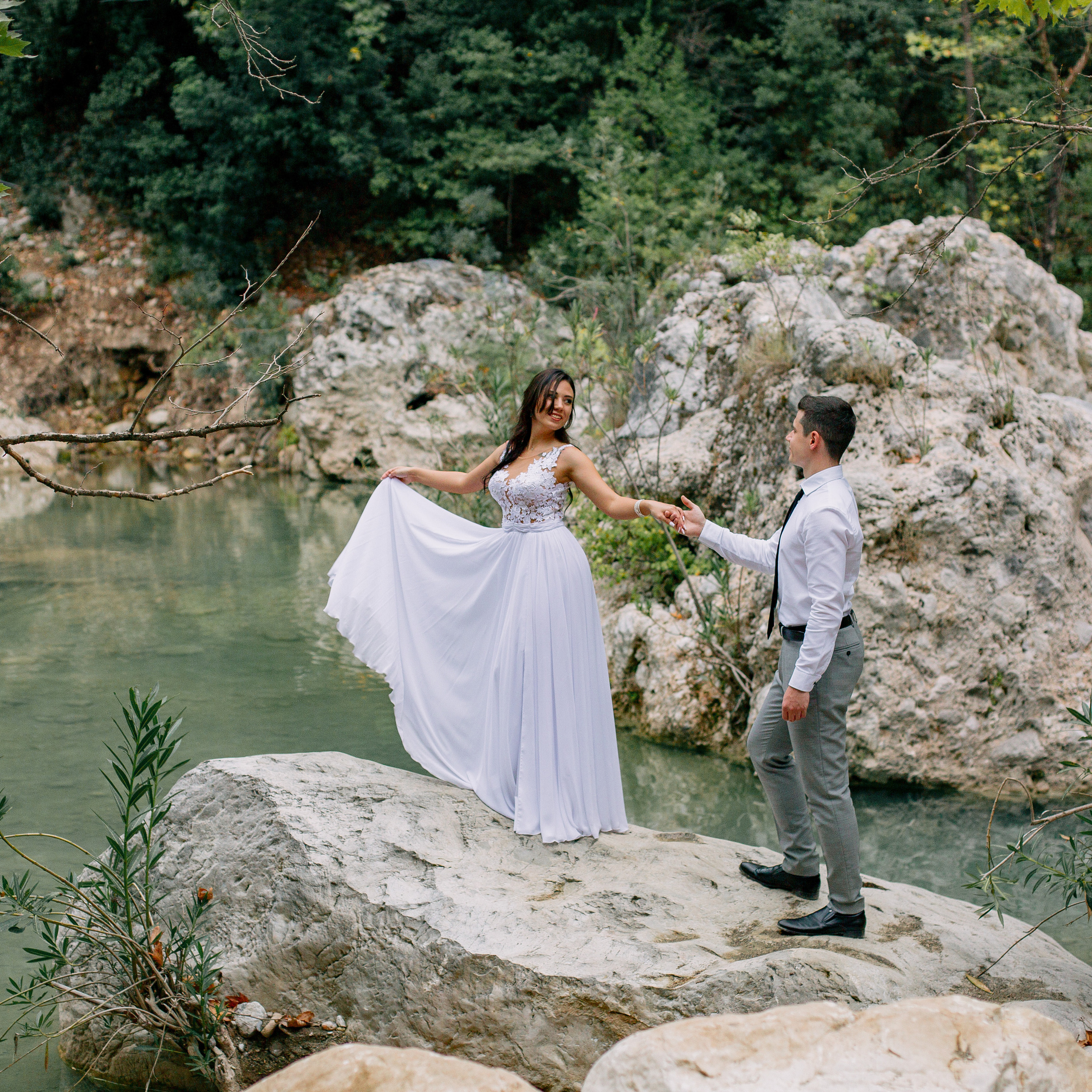 Свадебная фотосессия у каньона Гейнюк Кемер. Алсу Девели. Фотограф в Алании в Турции, Аланья, Сиде, Белек, Анталия, Кемер, Конаклы, Окурджалар. Фотосъемки в Алании. Фотосессия в Алания