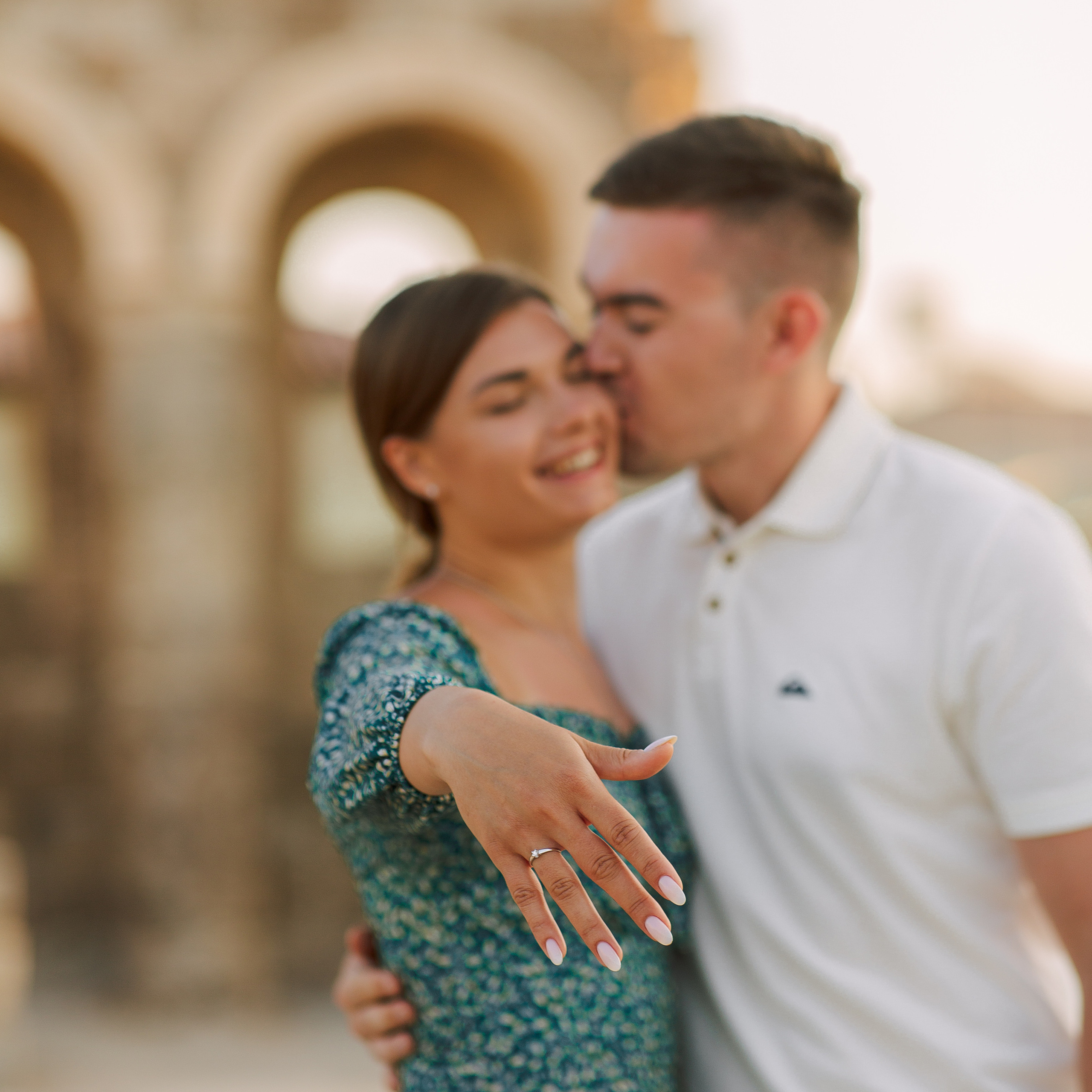 Marriage proposal in the ancient city of Side. Alsu Develi, Photographer in Turkey, Alanya, Side, Belek, Antalya, Kemer, Turkiye. Photoshooting in Alanya. Photosession in Belek, Side