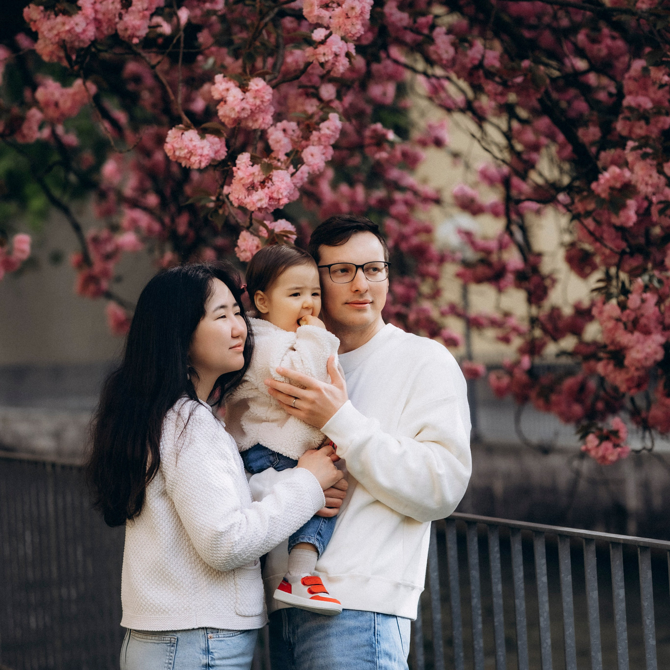 Kirill, Inga & Lea in spring bloom