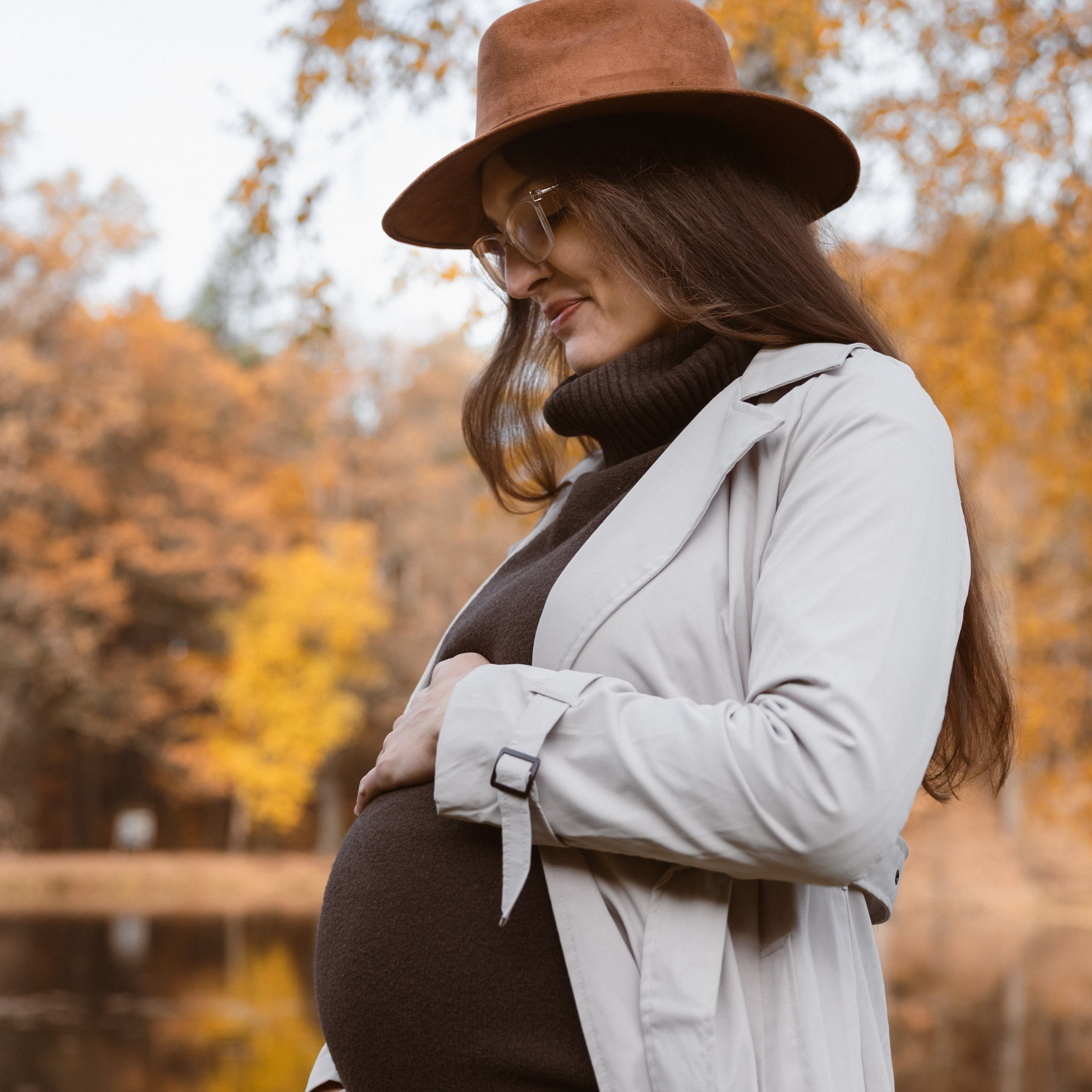 Podzimní těhotenské focení