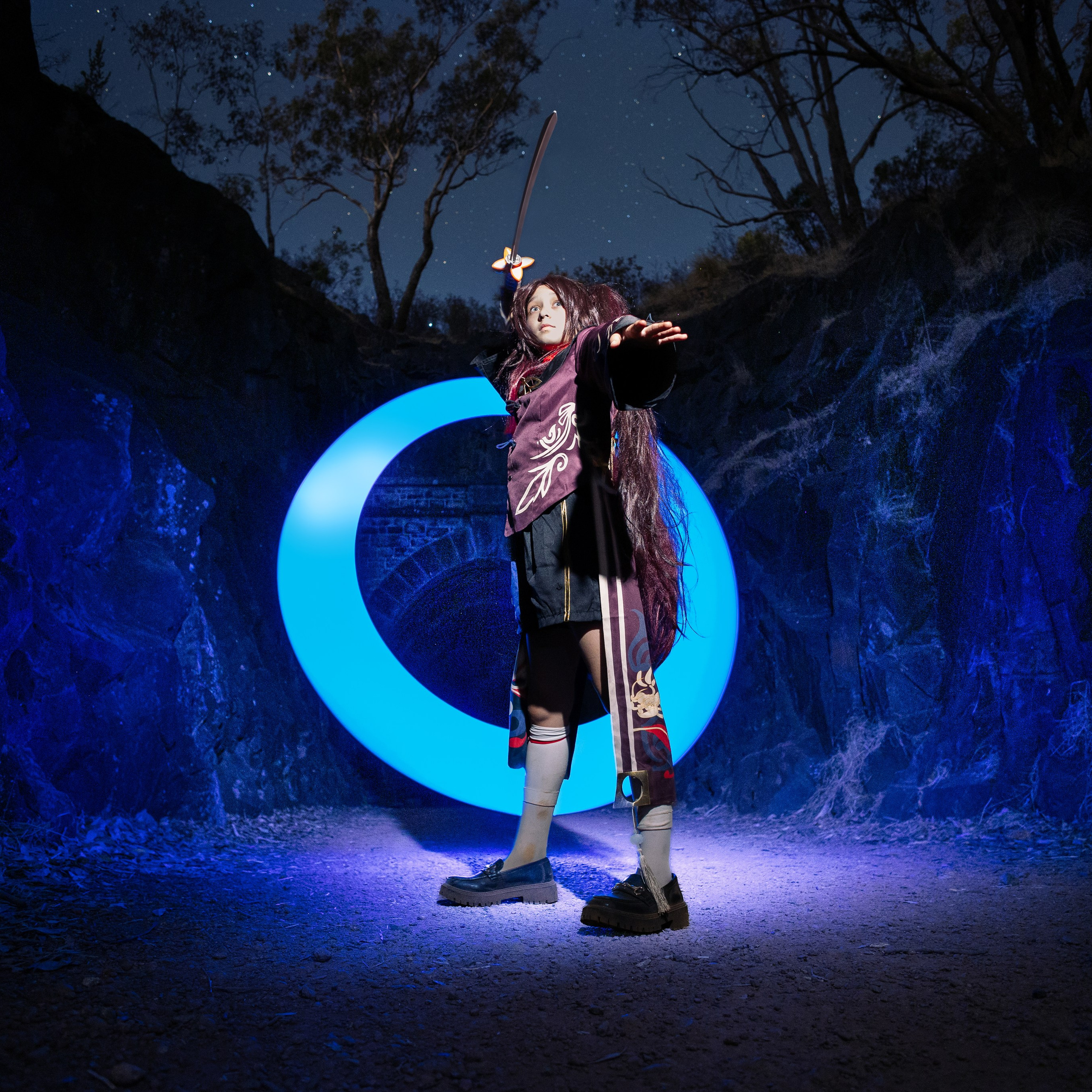 Another cosplay and lightpainting